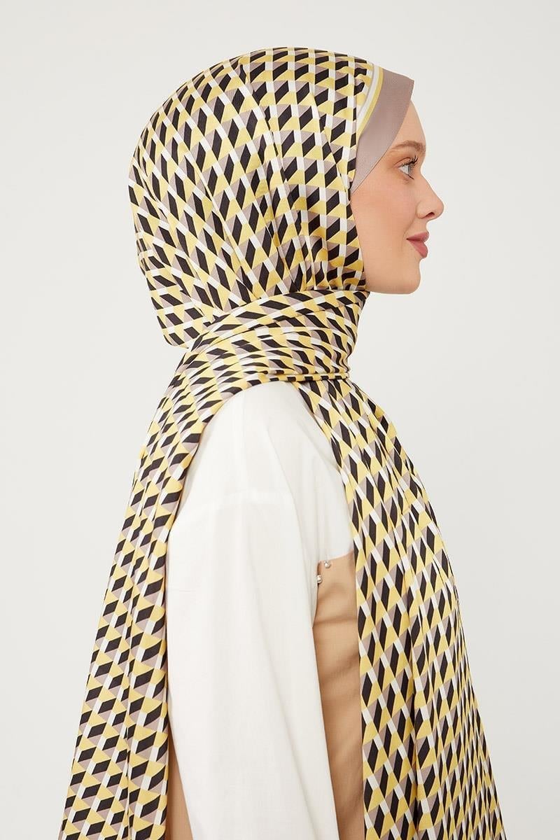 LEVİDOR Levidor 17832 Geometrik Desen Angel Şal - Kum Beji Levidor 17832 Geometrik Desen Angel Şal - Kum Beji - Bilen Giyim  Şal 