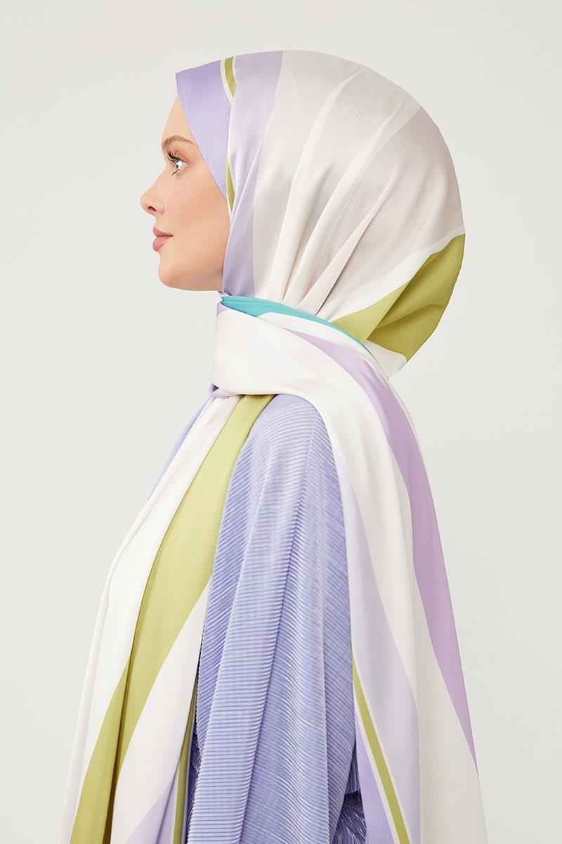 LEVİDOR Levidor 17870 Renk Geçişli Angel Şal - Açık Mor Levidor 17870 Renk Geçişli Angel Şal - Açık Mor - Bilen Giyim  Şal 