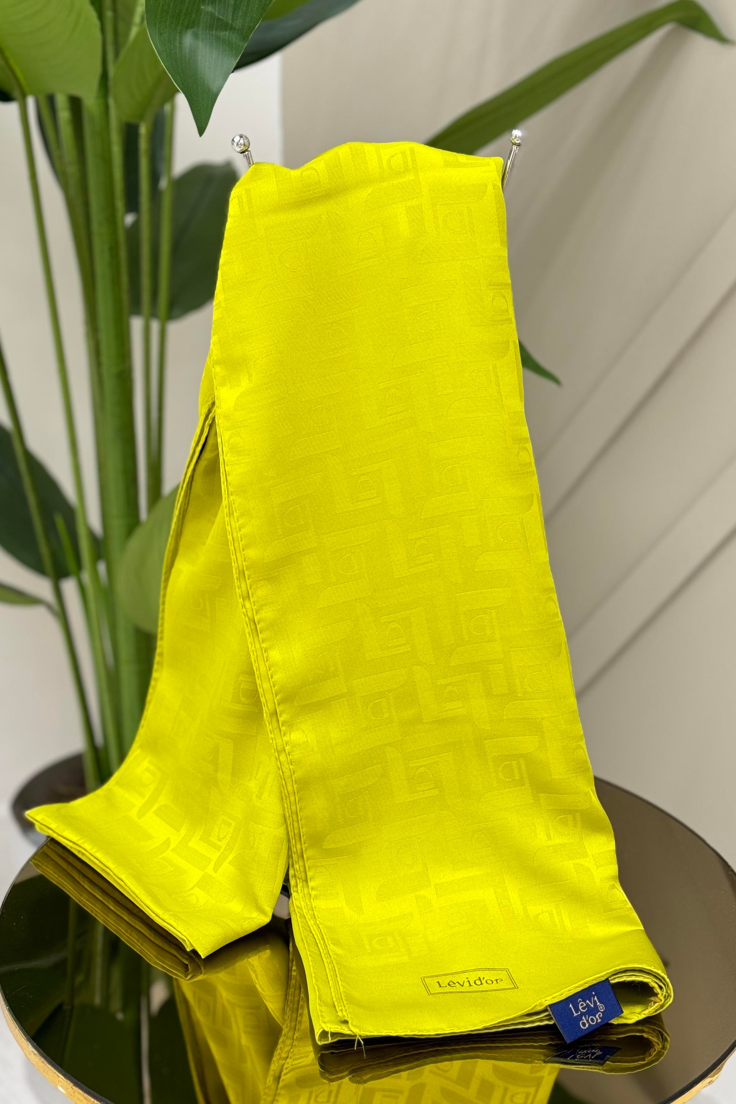 LEVİDOR Levidor 17886 Blue Jakar Şal - Olive  Şal 