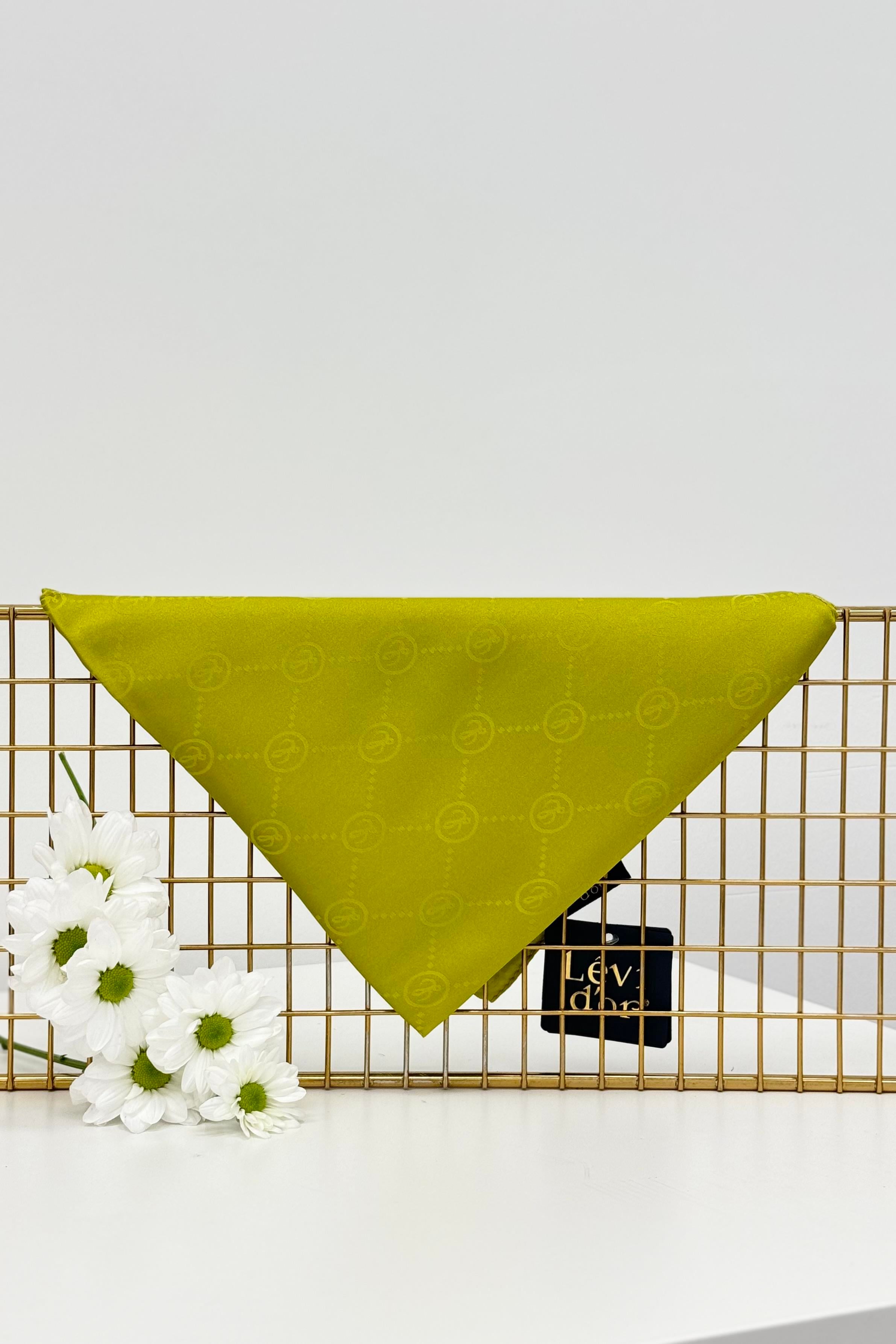 LEVİDOR Levidor 18518A L Logosu Jakarlı Kristal Eşarp - Olive Levidor 18518A L Logosu Jakarlı Kristal Eşarp - Olive - Bilen Giyim Eşarp 