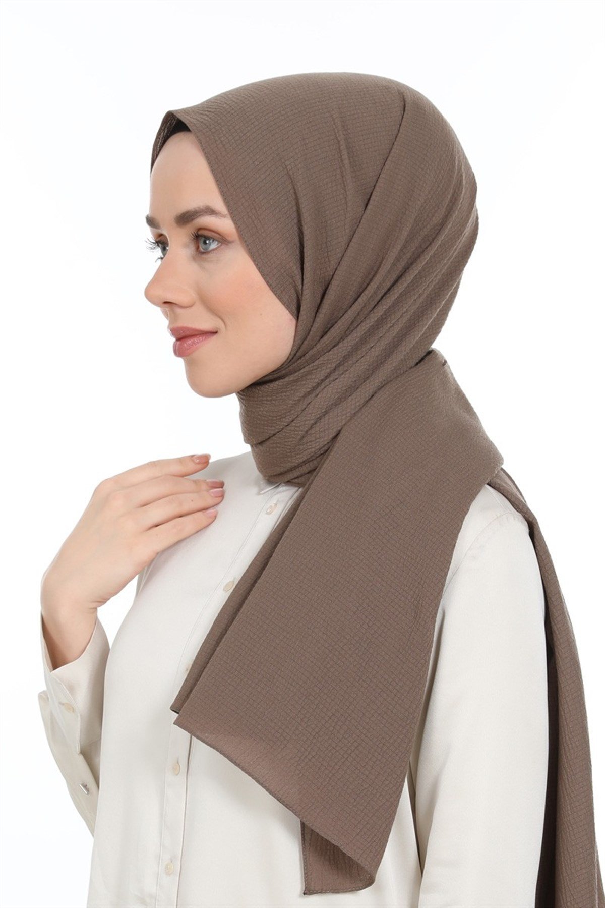 LEVİDOR Levidor Naturel Cazz Şal - A.Kahve