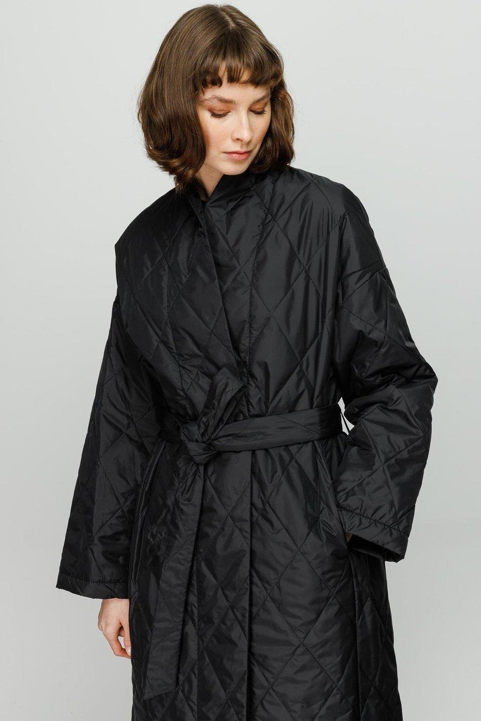MİCCA Micca 231575M Twill Kapitone - Siyah  Kaban & Mont 