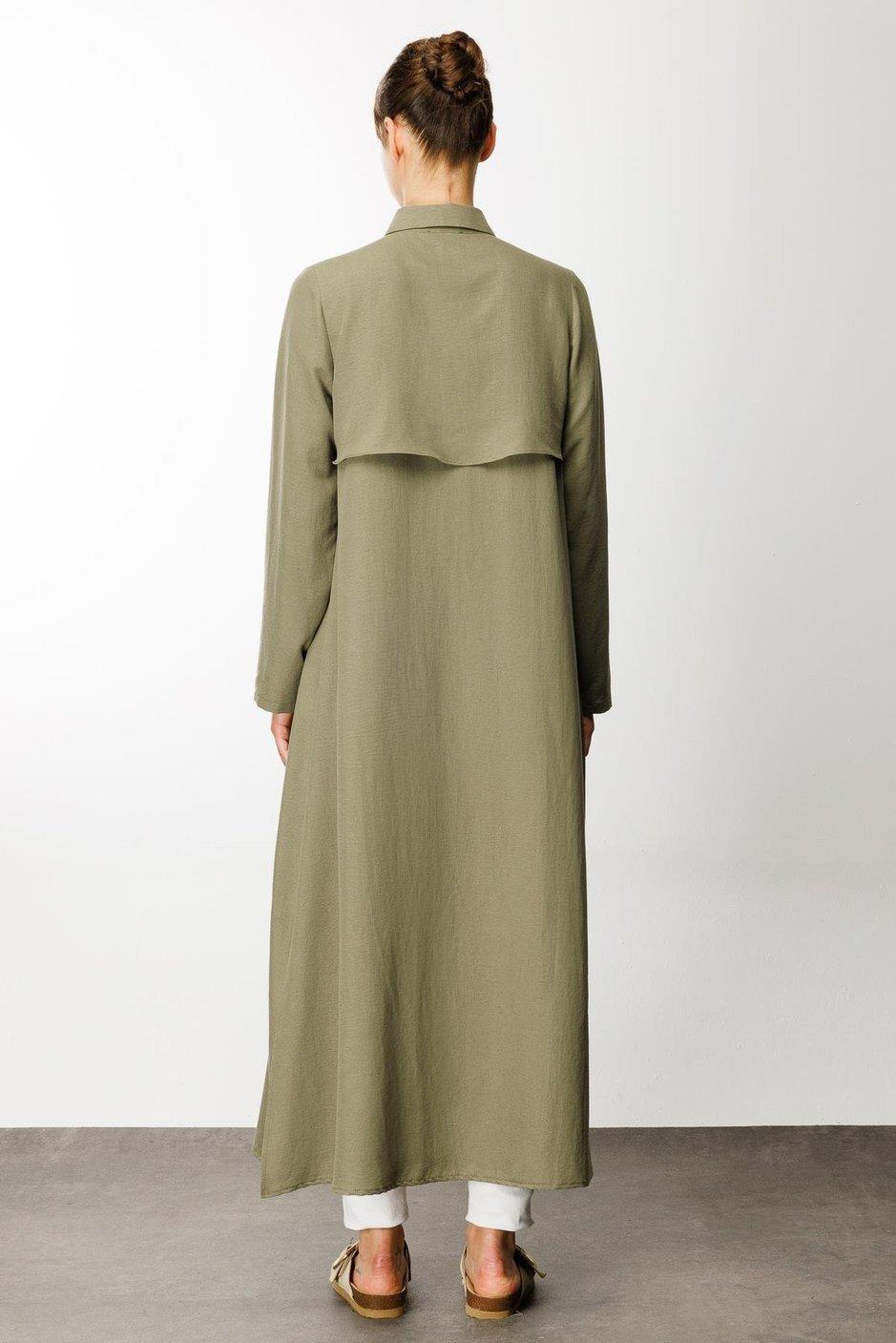 MİCCA Micca 241597M Nuovo Pelerin Tunik - Haki Micca 241597M Nuovo Pelerin Tunik - Bilen Giyim Tunik 