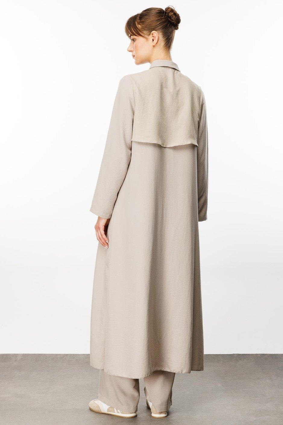 MİCCA Micca 241597M Nuovo Pelerin Tunik - Taş Micca 241597M Nuovo Pelerin Tunik - Bilen Giyim Tunik 