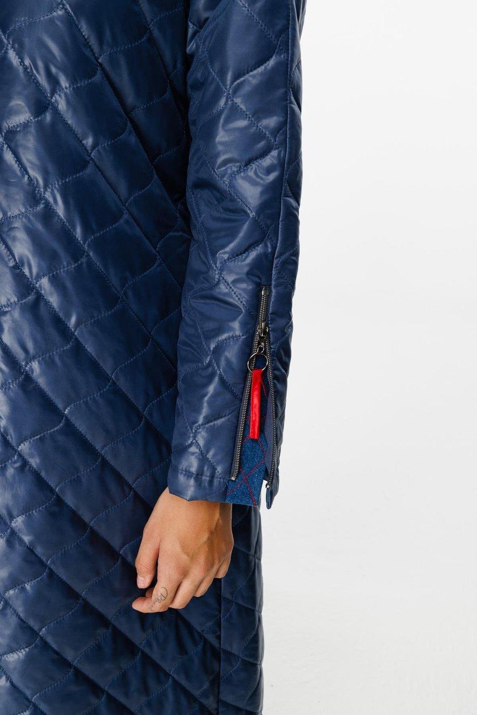 MİCCA Micca 242598 Denim Rouge Kapitone Dolgulu Mont - Lacivert  Kaban & Mont 