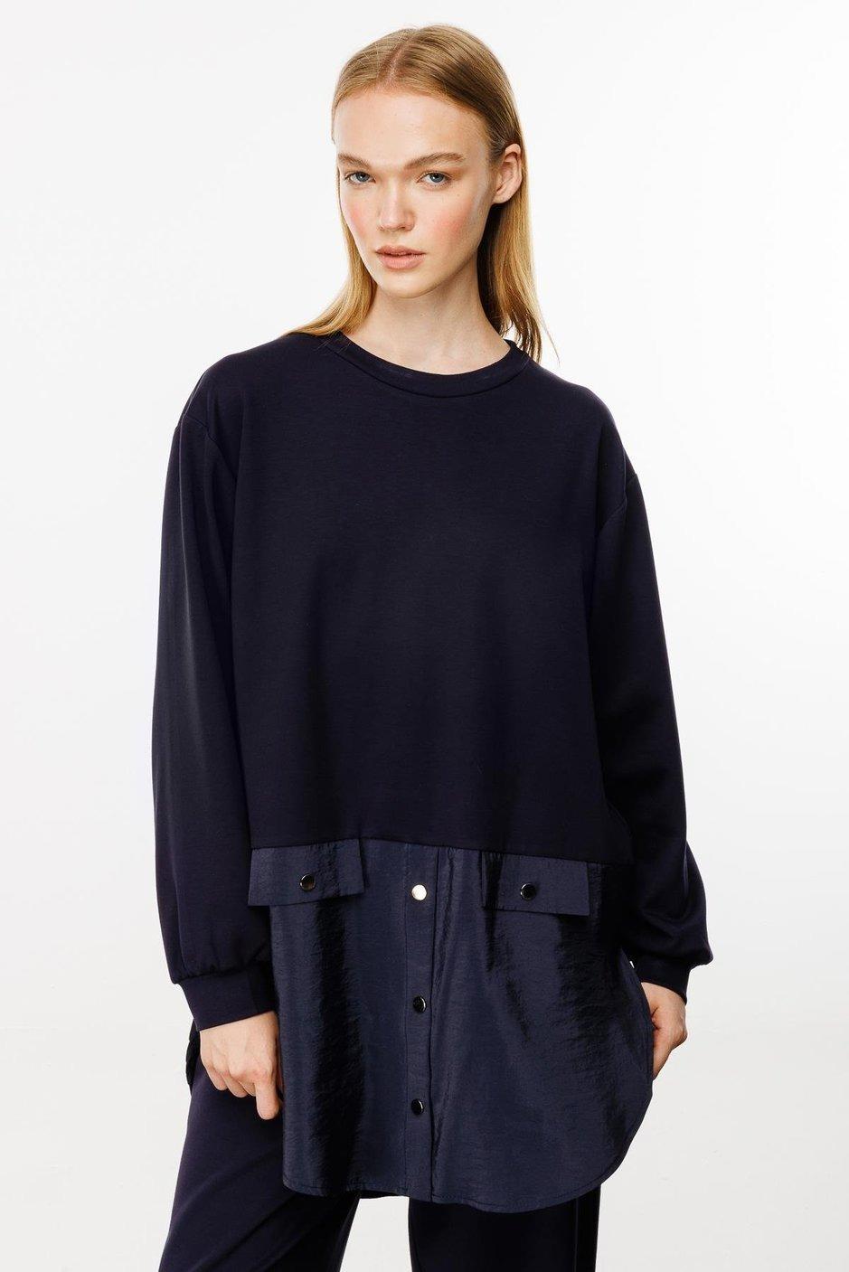 MİCCA Micca 242818M Pantolonlu Takım - Lacivert  Takım 