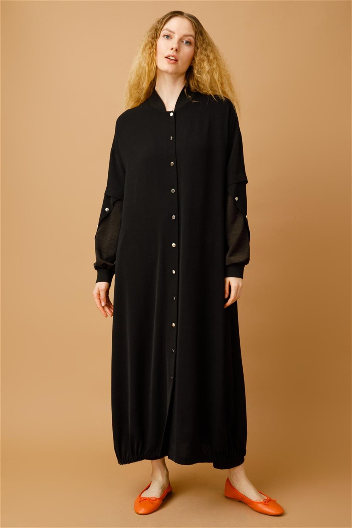 Micca 221815M Pardesü - Siyah Pardesü & Ferace MİCCA & SPOZA