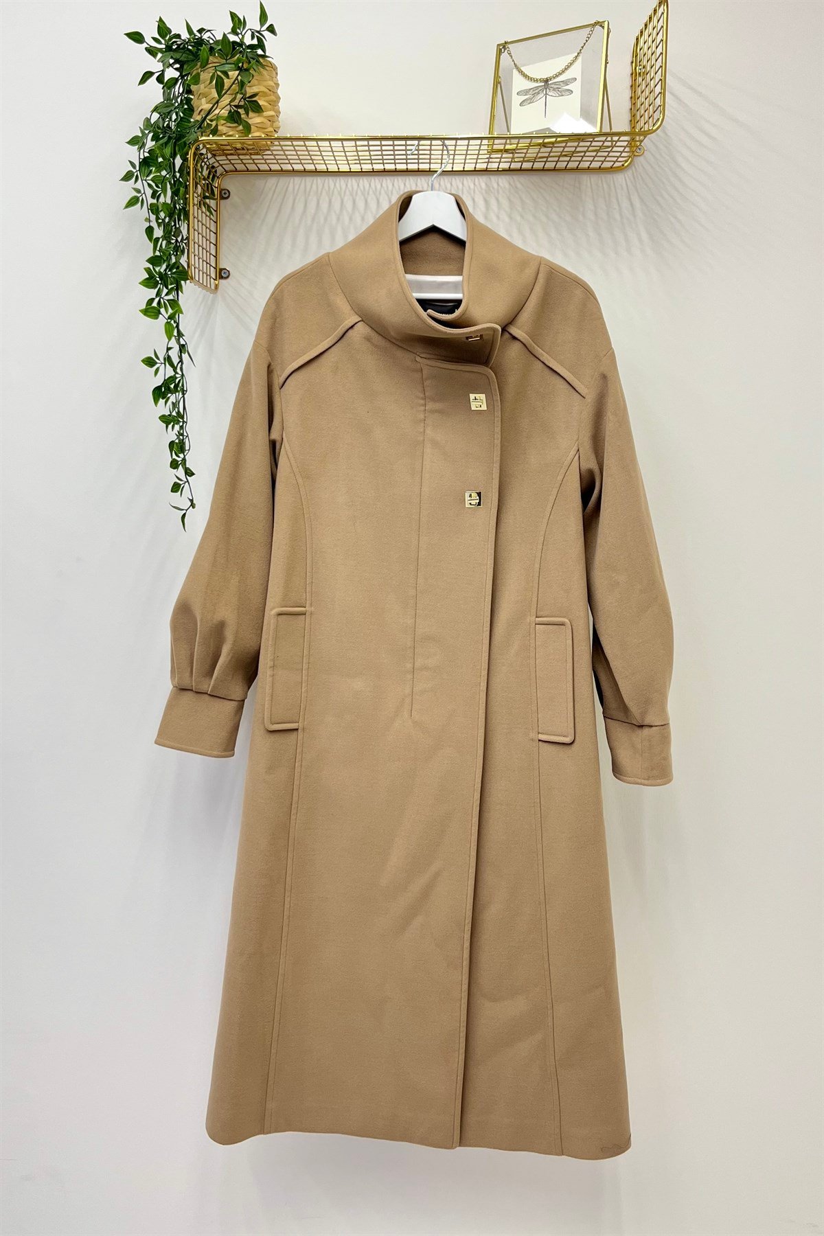 MİSSEMRAMİSS Cappotto Speciale Kaban 3668 - Bej  Kaban & Mont