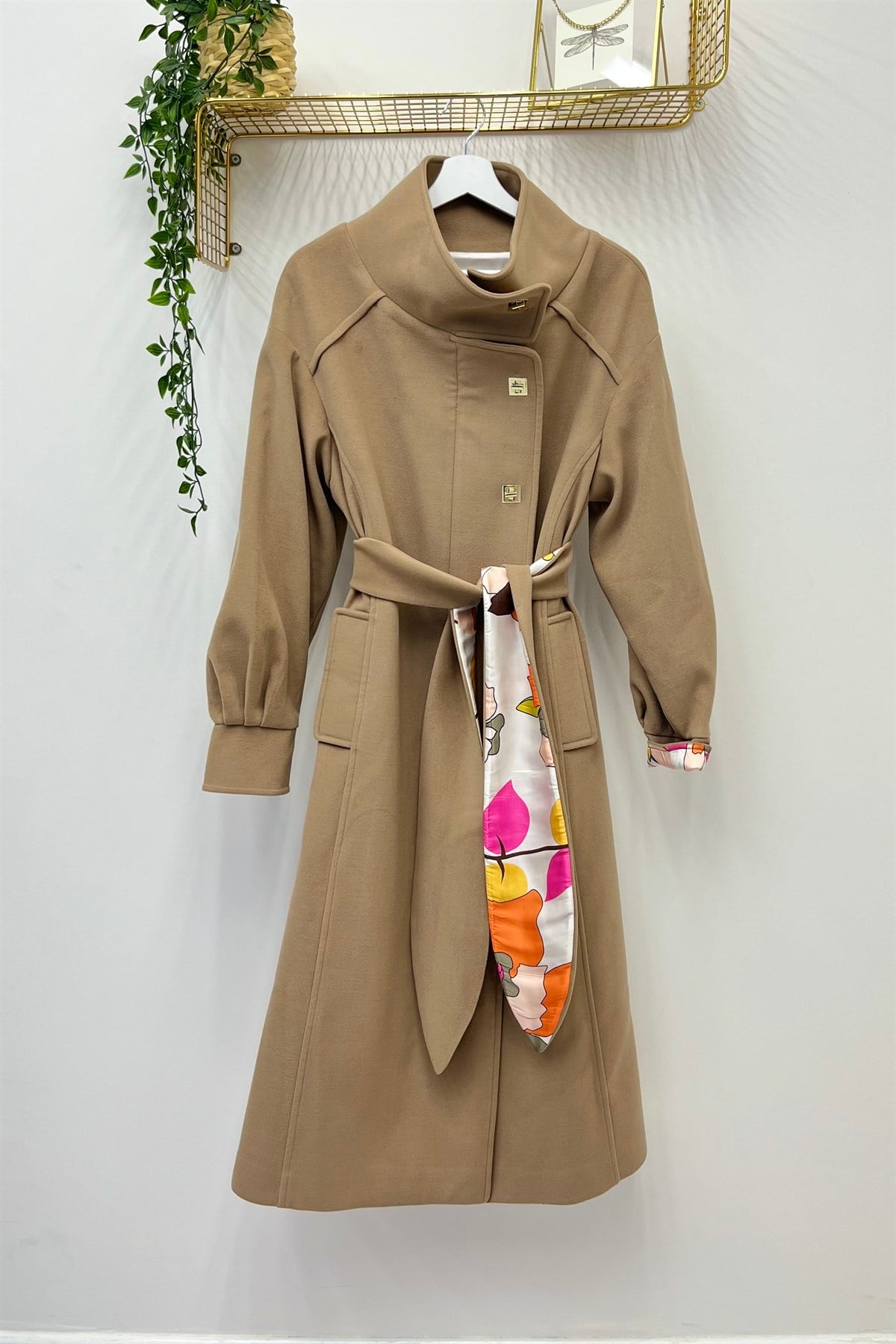 MİSSEMRAMİSS Cappotto Speciale Kaban 3668 - Bej  Kaban & Mont