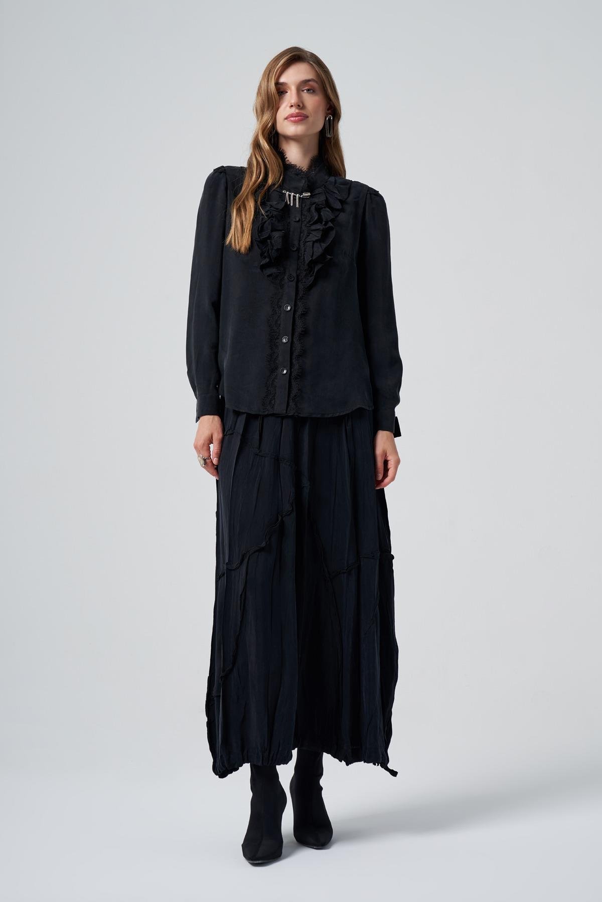 MİSSWHENCE Misswhence 36030 Tunik Takım - Siyah  Takım 