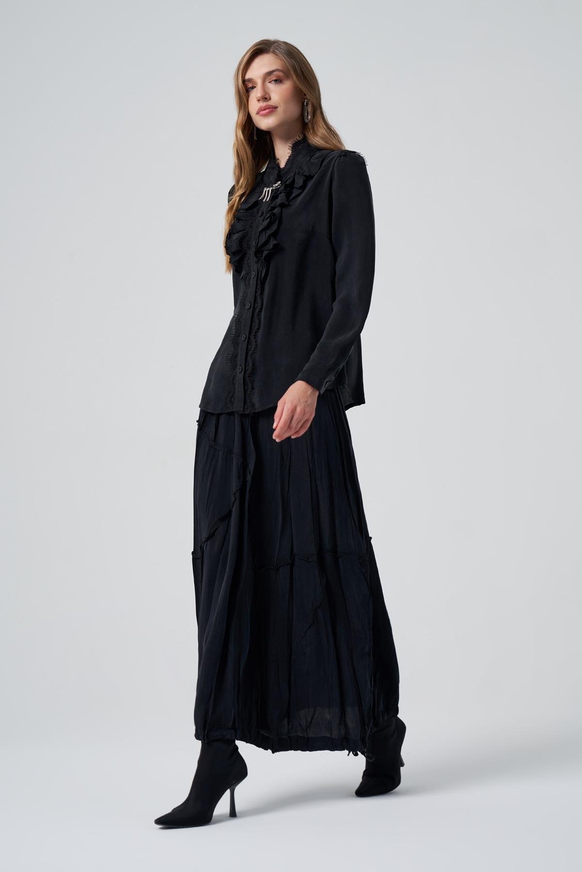 MİSSWHENCE Misswhence 36030 Tunik Takım - Siyah  Takım 