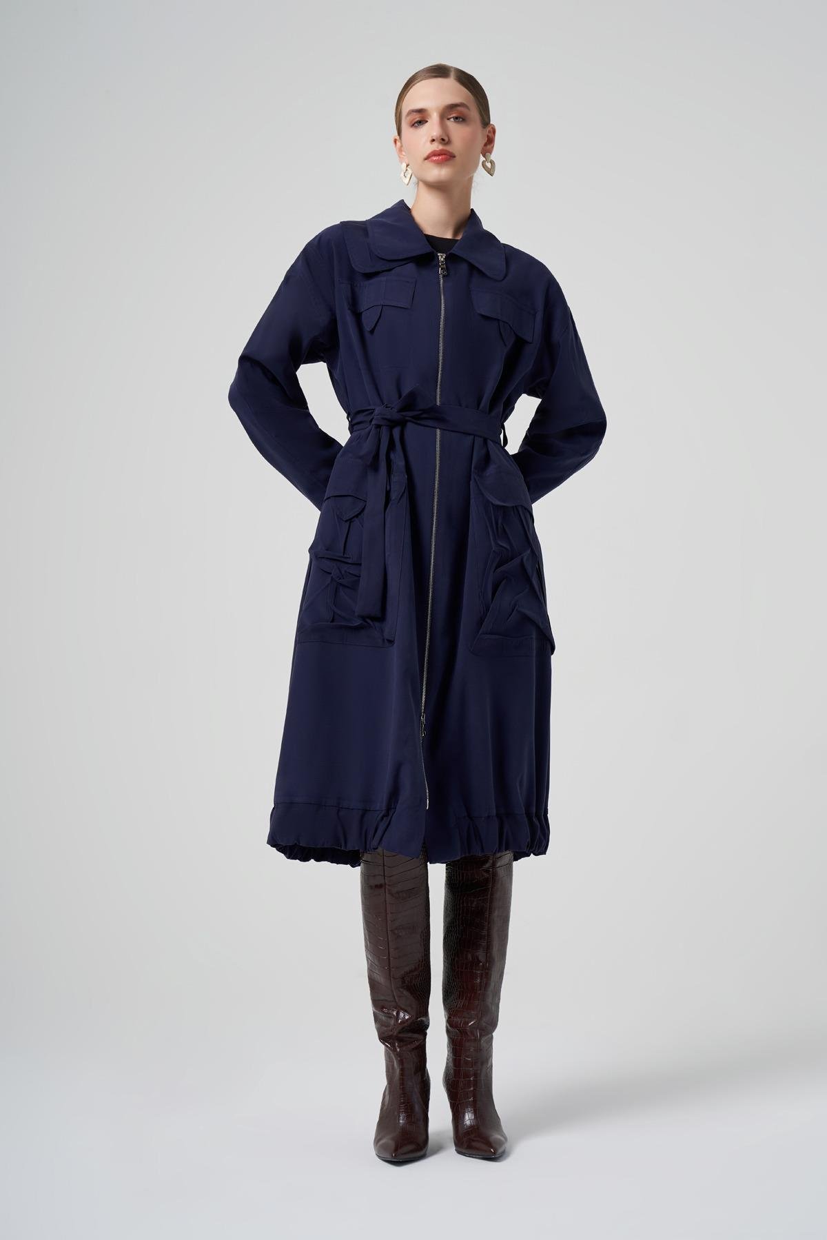 MİSSWHENCE Misswhence 36404 Kap - Lacivert  Kap 