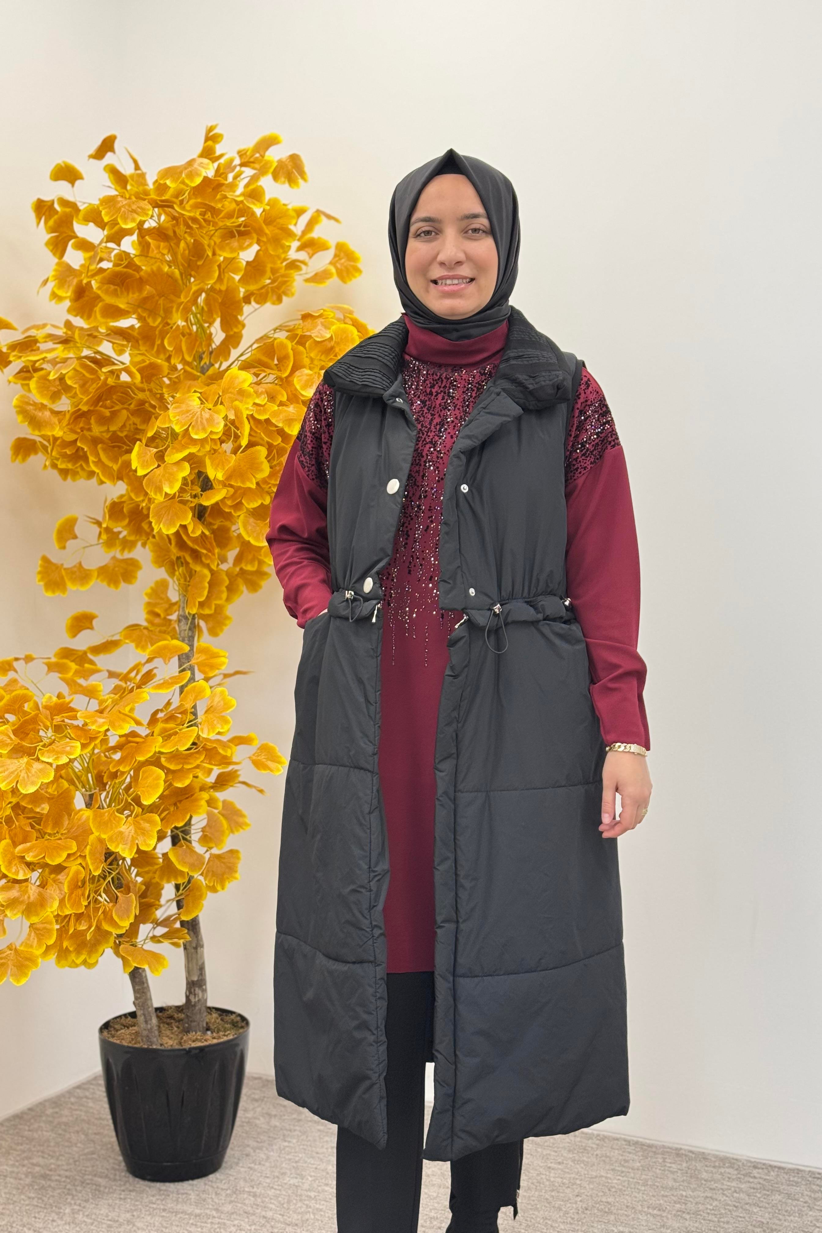MİSSWHENCE Misswhence 36702 Yelek - Siyah Misswhence 36702 Yelek - Siyah - Bilen Giyim Yelek 