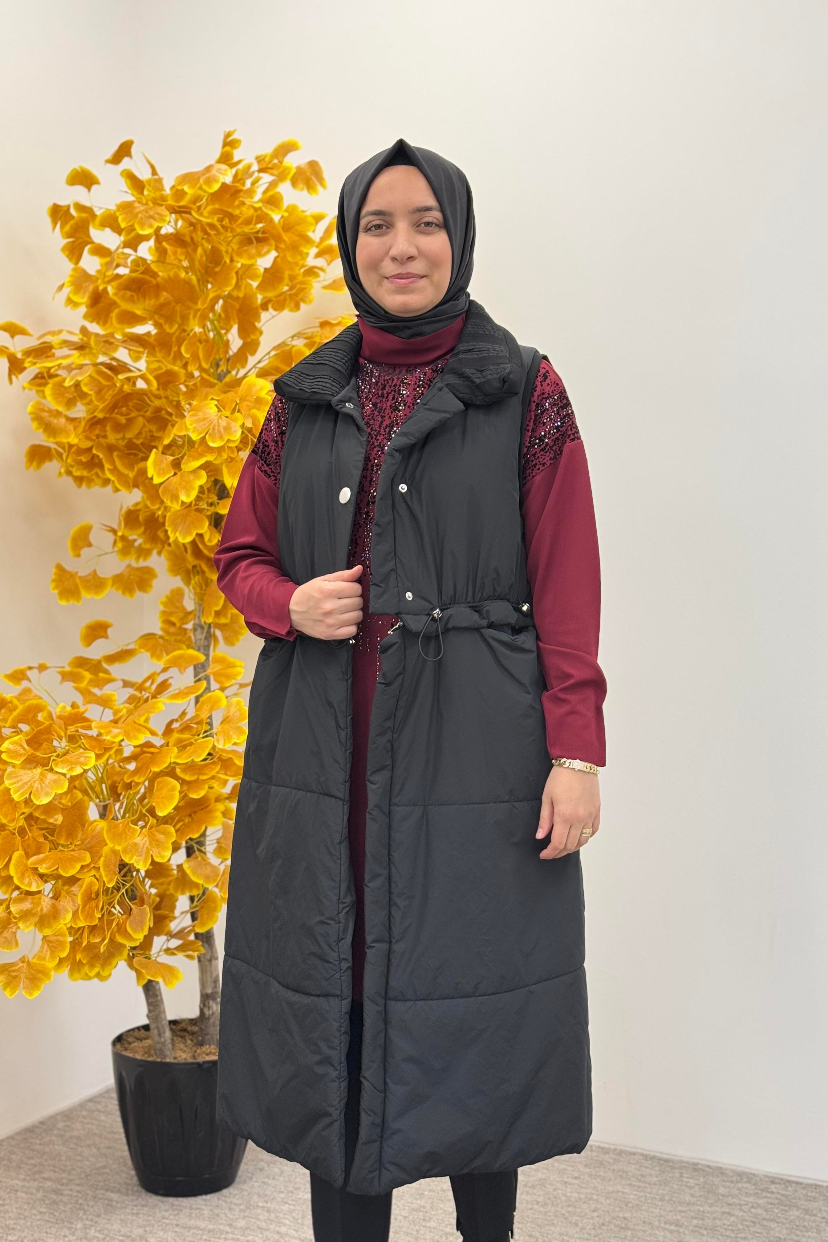 MİSSWHENCE Misswhence 36702 Yelek - Siyah Misswhence 36702 Yelek - Siyah - Bilen Giyim Yelek 