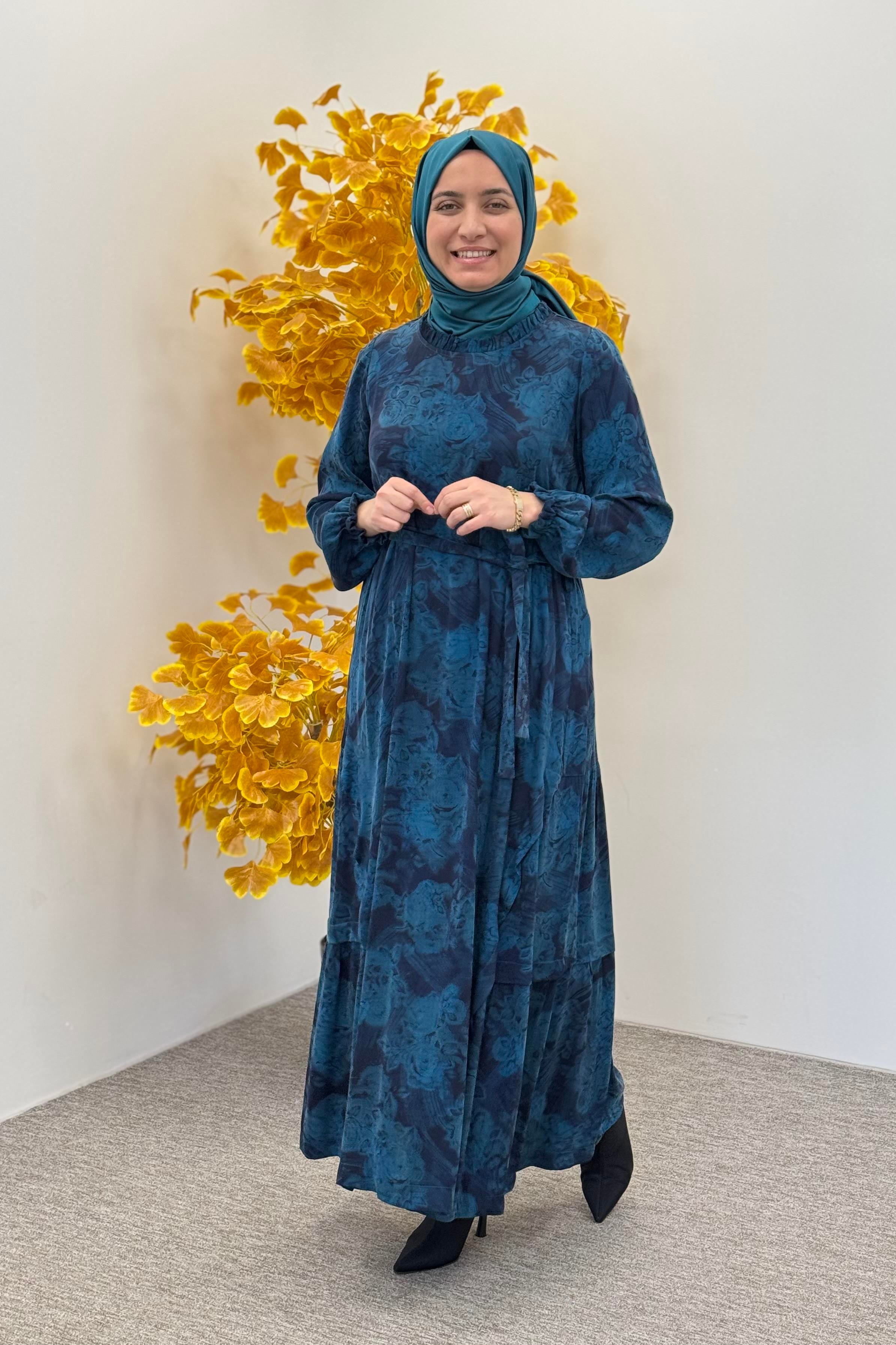 MİSSWHENCE Misswhence 36829 Elbise - Saks Misswhence 36829 Elbise - Saks - Bilen Giyim Elbise 