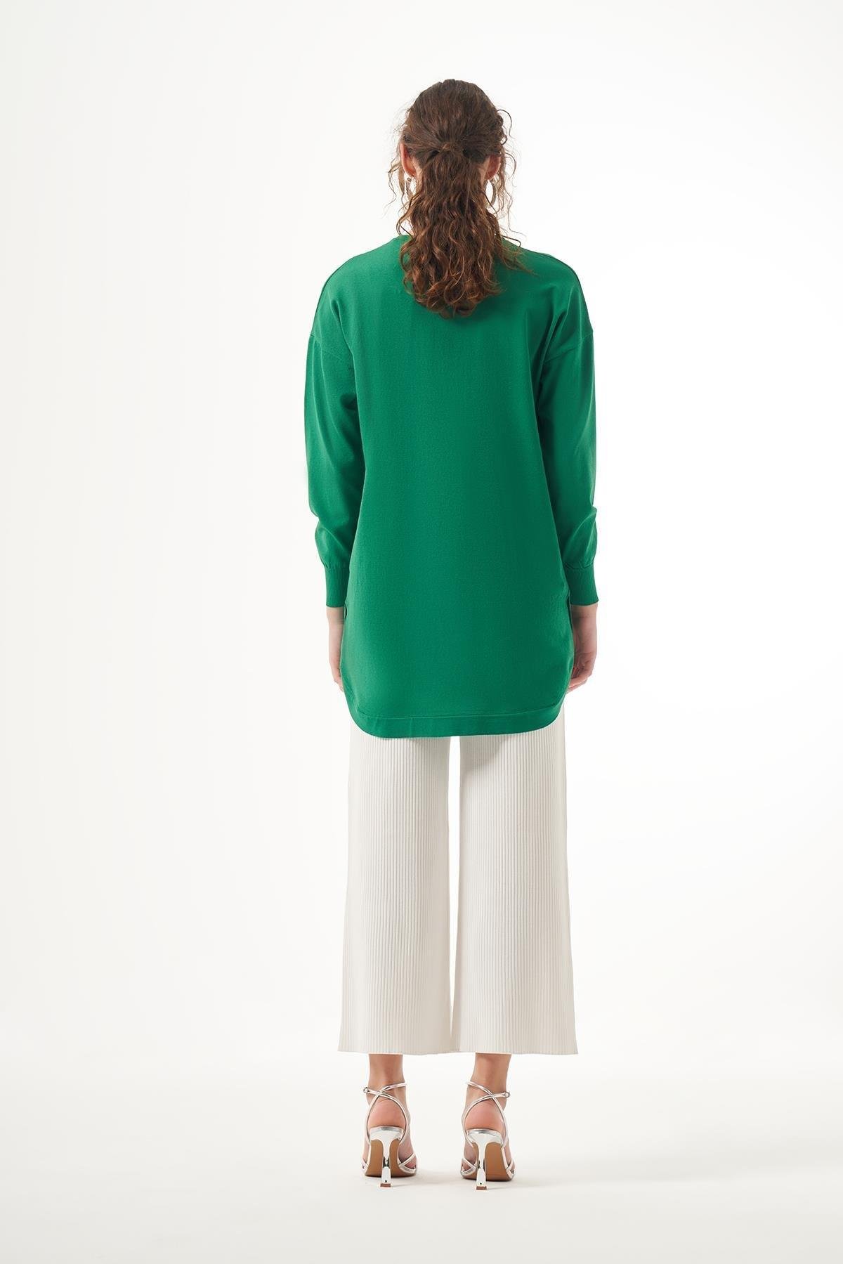 NUSS Nuss 1200 Eteği Oval Kesim Merserize Tunik - Benetton  Tunik 