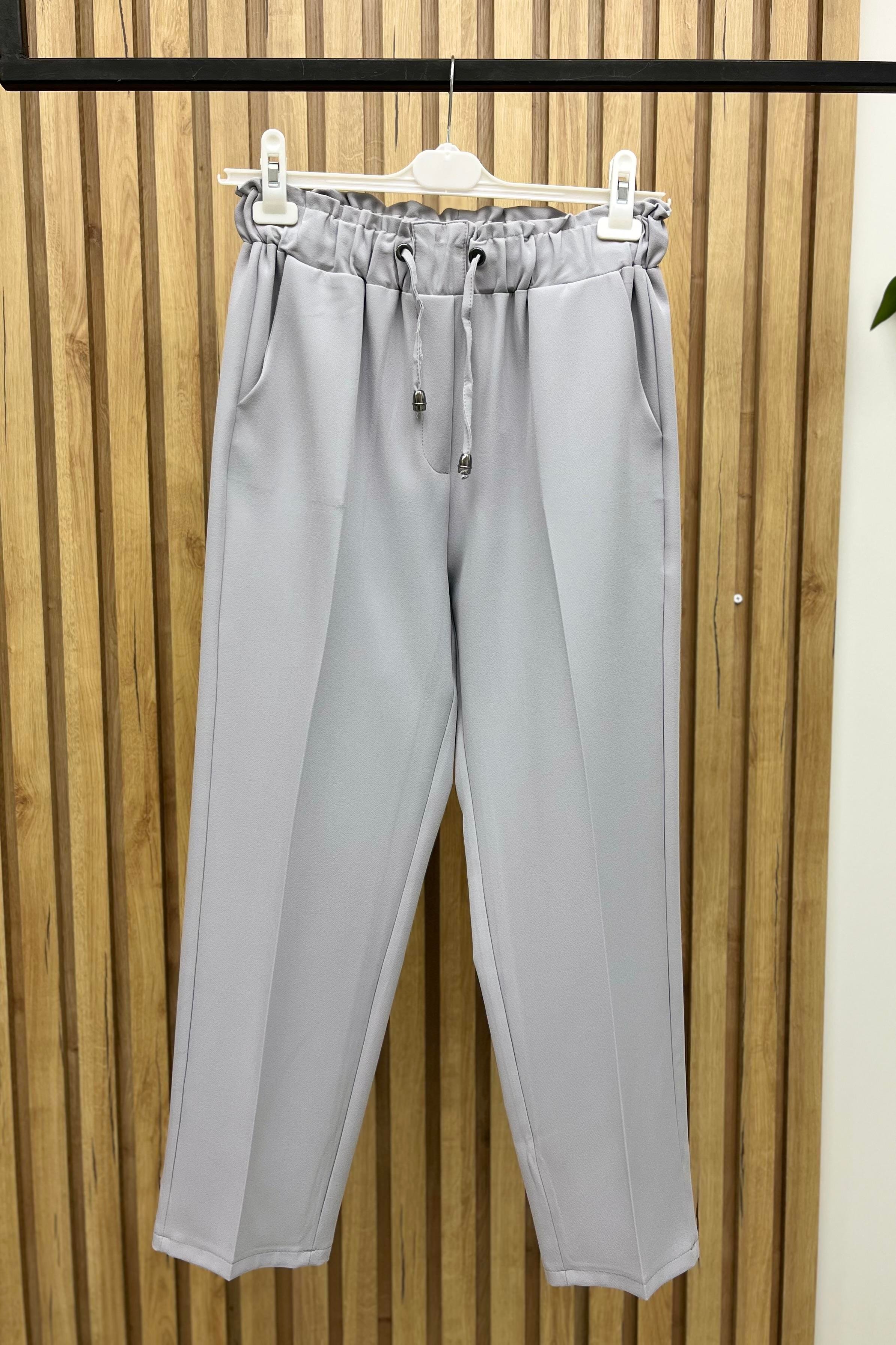 TRİ PEN Spor Double Lastikli Pantolon 1314 - Gri  Pantolon