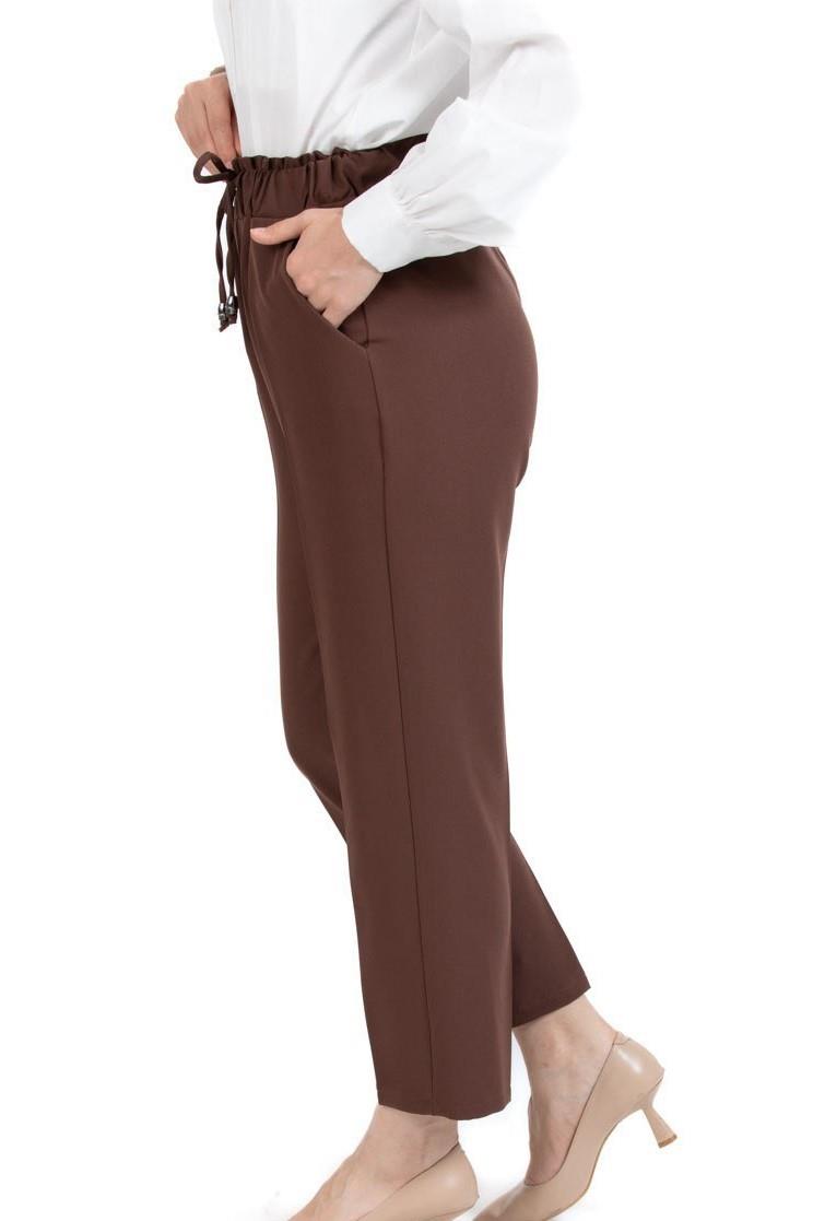 TRİ PEN Spor Double Lastikli Pantolon 1314 - Kahve  Pantolon
