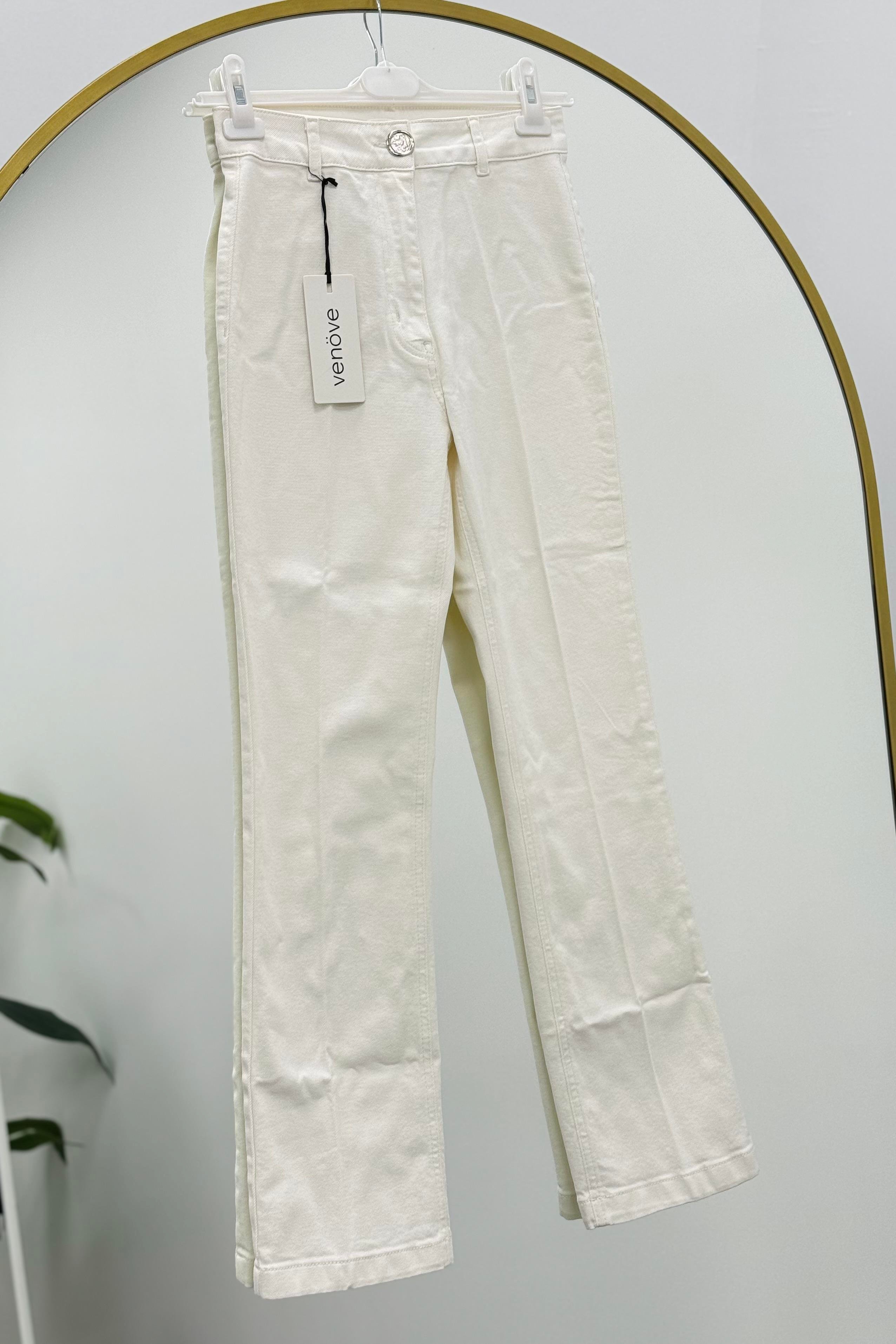 VENÖVE Venöve 24Fwjea0002 Oloren Pantolon - Ekru  Pantolon 