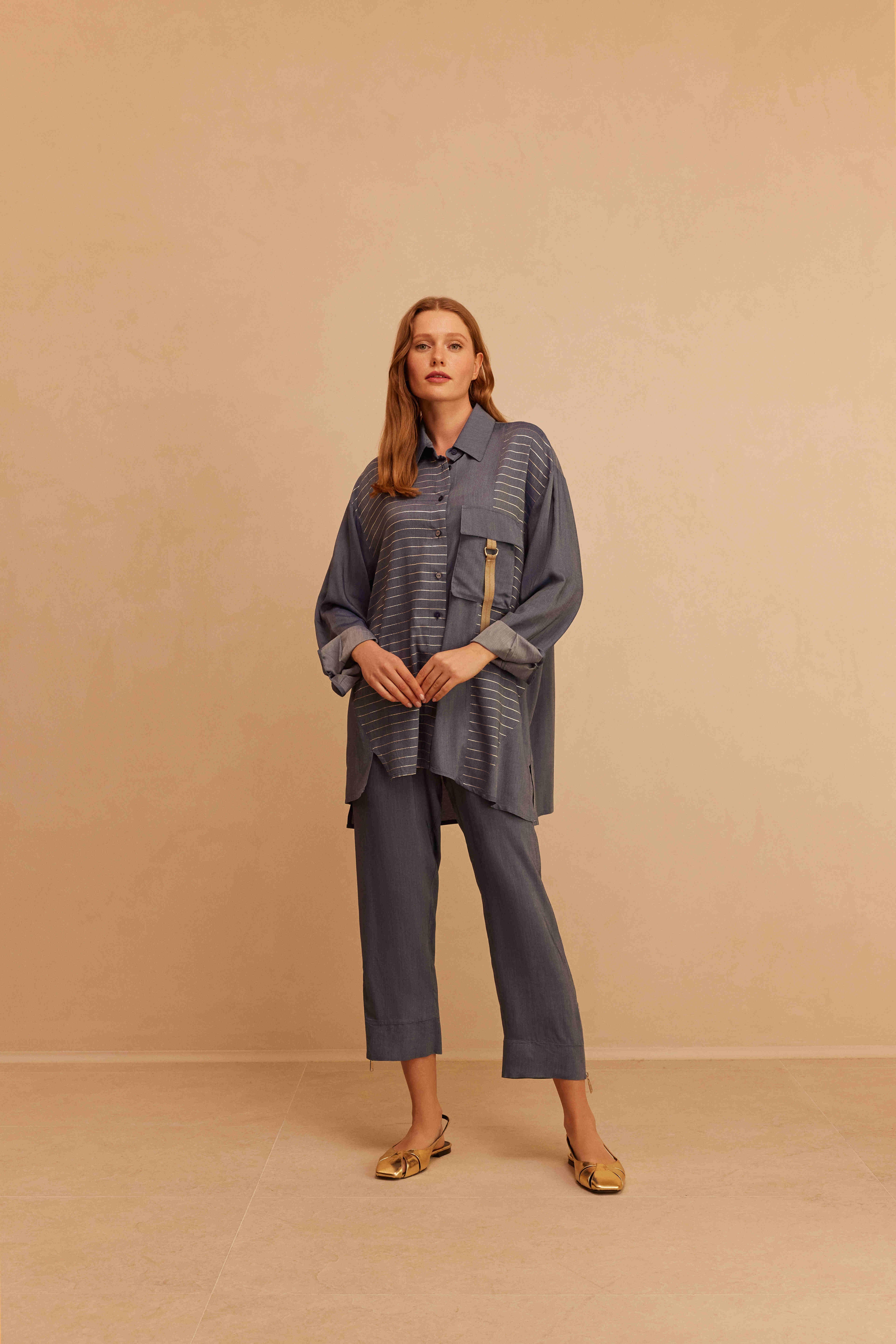 VENÖVE Venöve 24Sspnt0032 Tancredi Pantolon - İndigo  Pantolon 