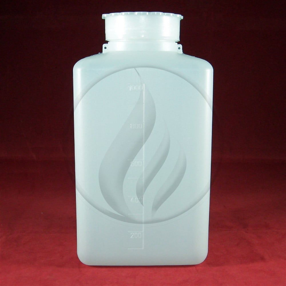 LP Italiana1 Litre HDPE Şişe, Kare, Taksimatlı, Contalı KapakAKTKare1Lt