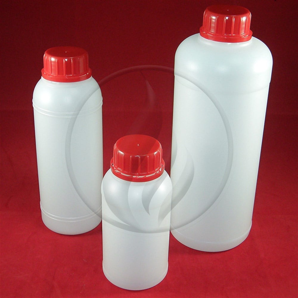 Alev Kimya1 Lt Yarı Şeffaf, Kırmızı Kilitli Kapaklı, Hdpe ŞişeHdpeYŞKK1000
