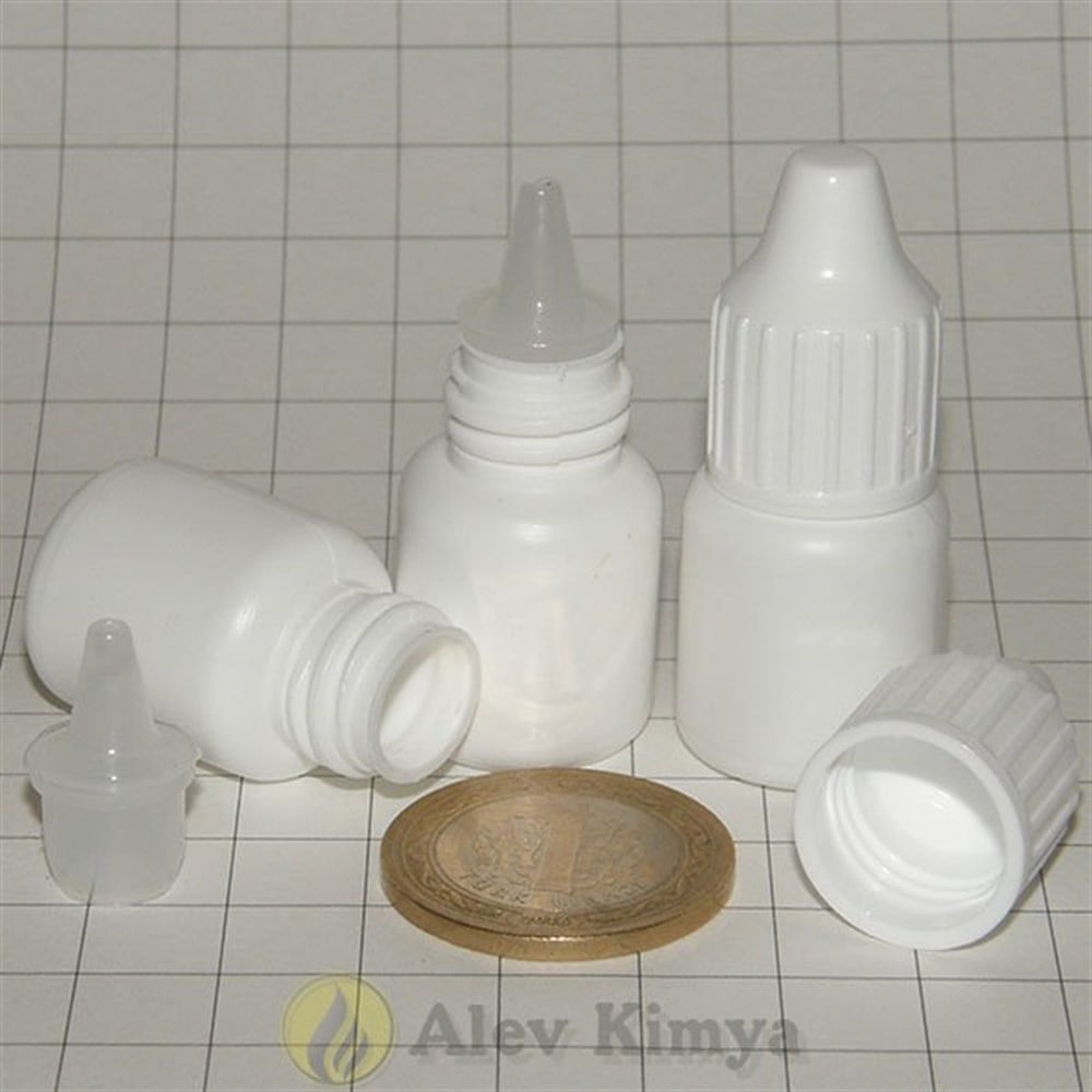5 ml Beyaz, Damlalıklı Şişe