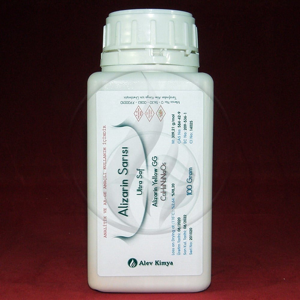 Alev KimyaAlizarin Sarısı - Alizarin Yellow GG (CI 14025) – Ultra SafAKIAY-0.1