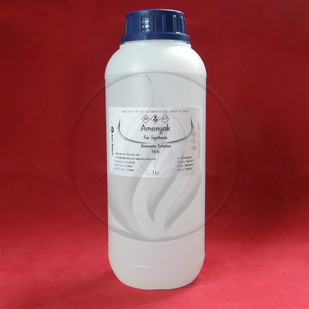 Alev KimyaAmonyak Sol. % 22-25 - For Synthesis [7664-41-7] 1 LtAK-01FS