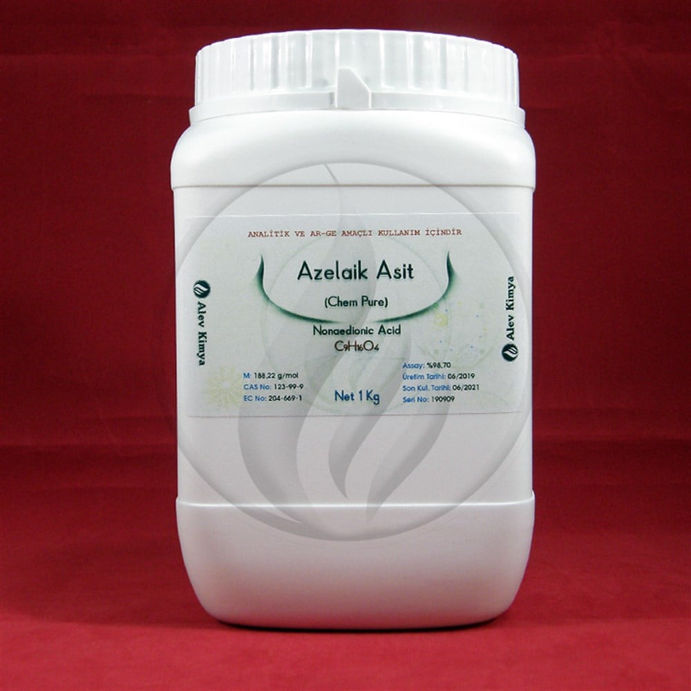Alev KimyaAzelaik Asit Toz [123-99-9] 1 KgAKAZA1Kg