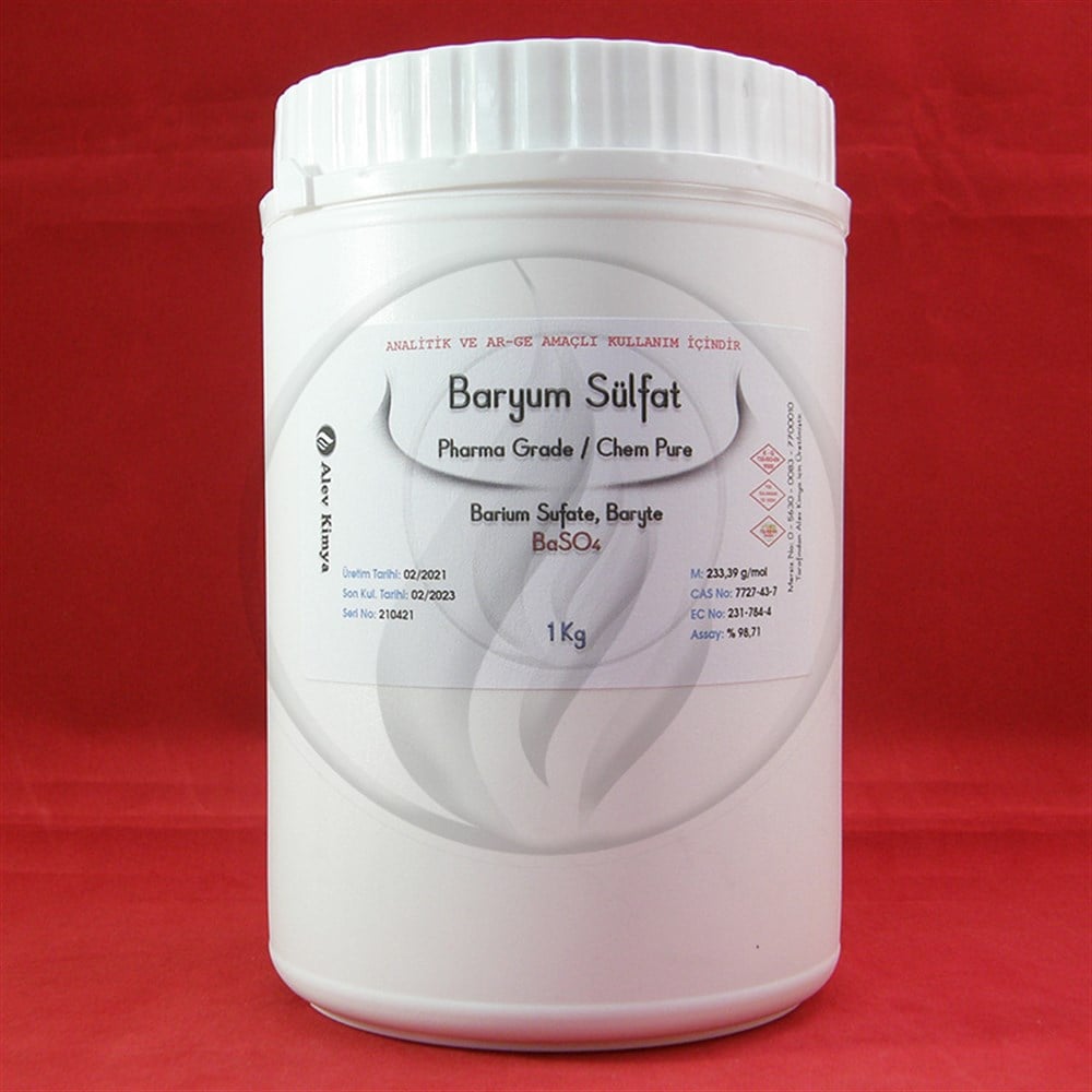 Alev KimyaBaryum Sülfat - Pharma Grade [7727-43-7]AKBSF