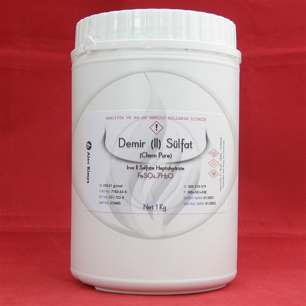 Alev KimyaDemir (II) Sülfat 7H2O [7782-63-0]AKDST