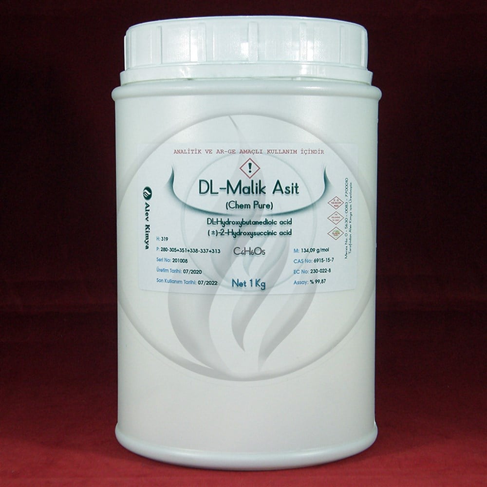 Alev KimyaDL-Malik Asit - Chem Pure [6915-15-7]AKMLKA