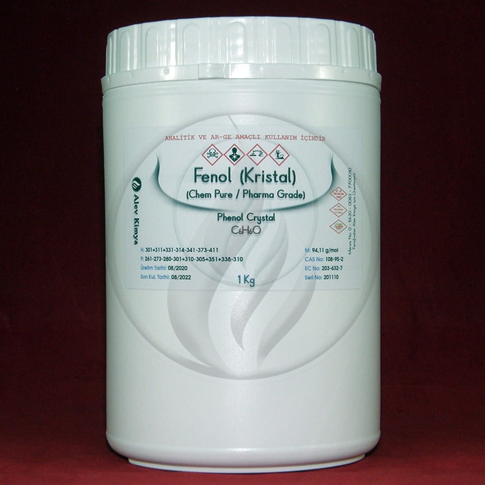 Alev KimyaFenol (Kristal) USP - Pharma Grade [108-95-2]AKFE-01CP