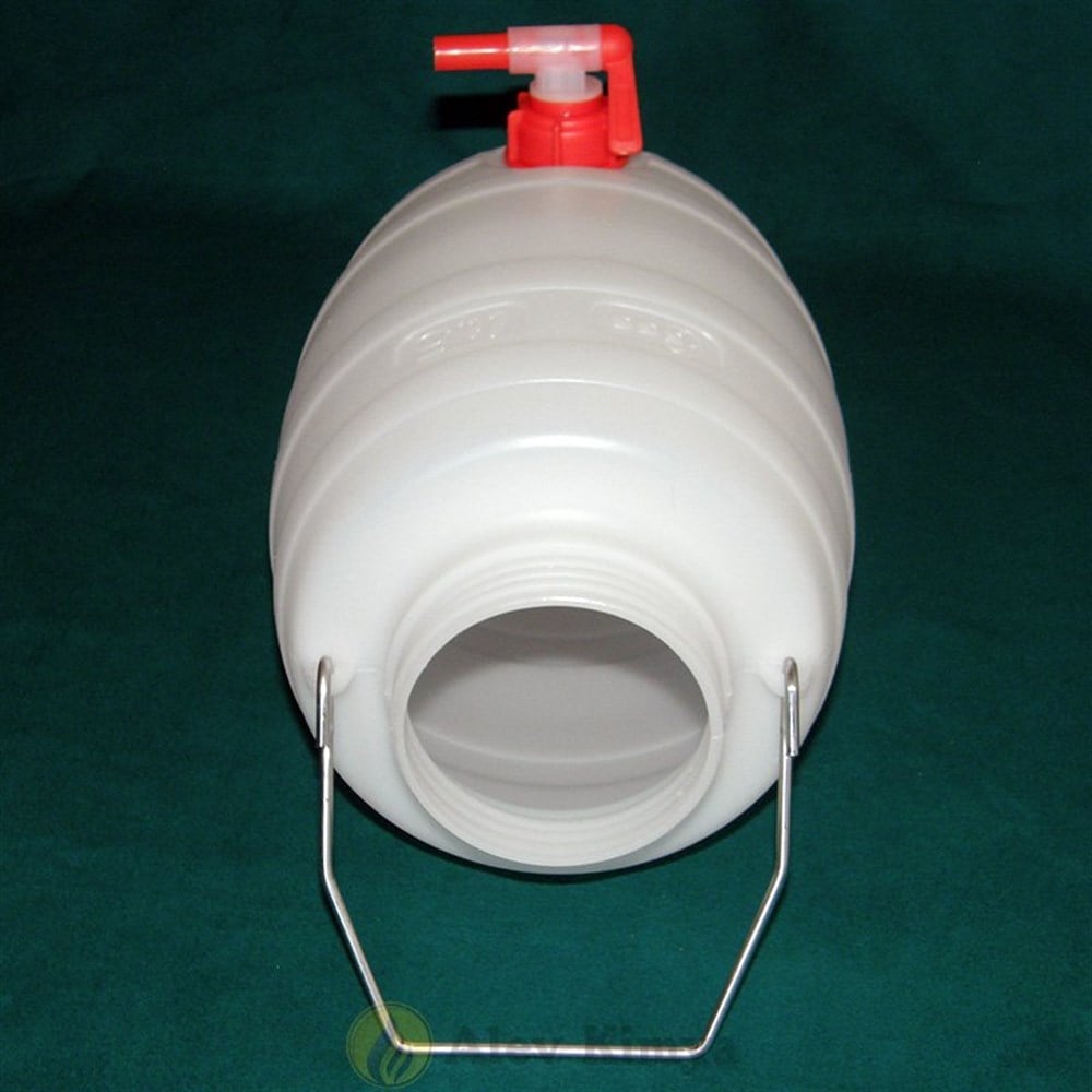 HDPE Bidon, Geniş Boyunlu, Musluklu, 5 Lt.