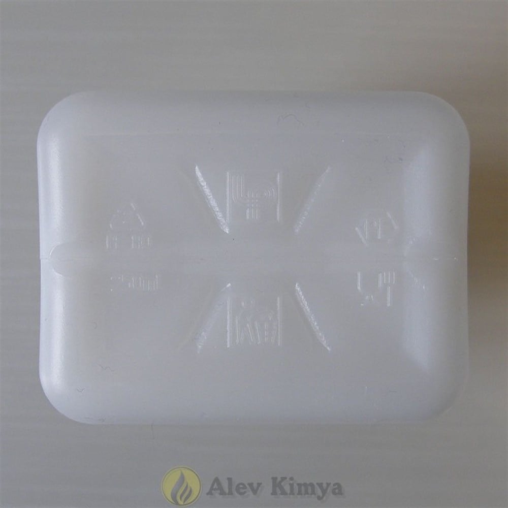 HDPE Şişe, Kare, Taksimatlı, Contalı Kapak, 250 ml