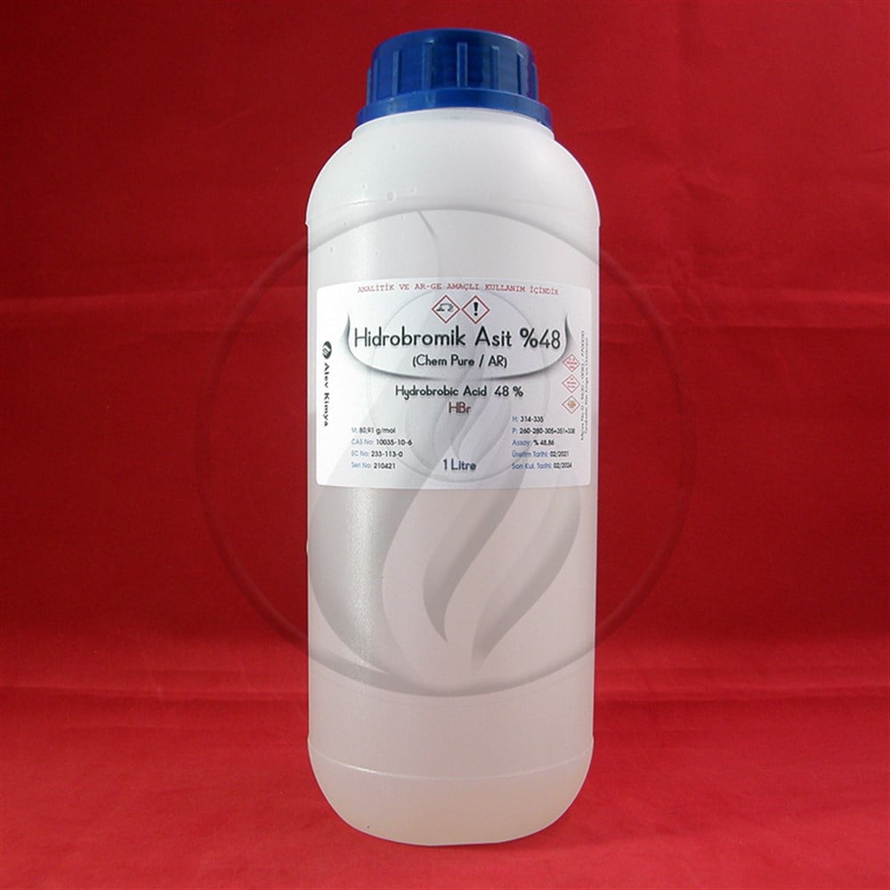 Alev KimyaHidrobromik Asit %48 - AR (Analytical Reagent) [10035-10-6]AKHBA