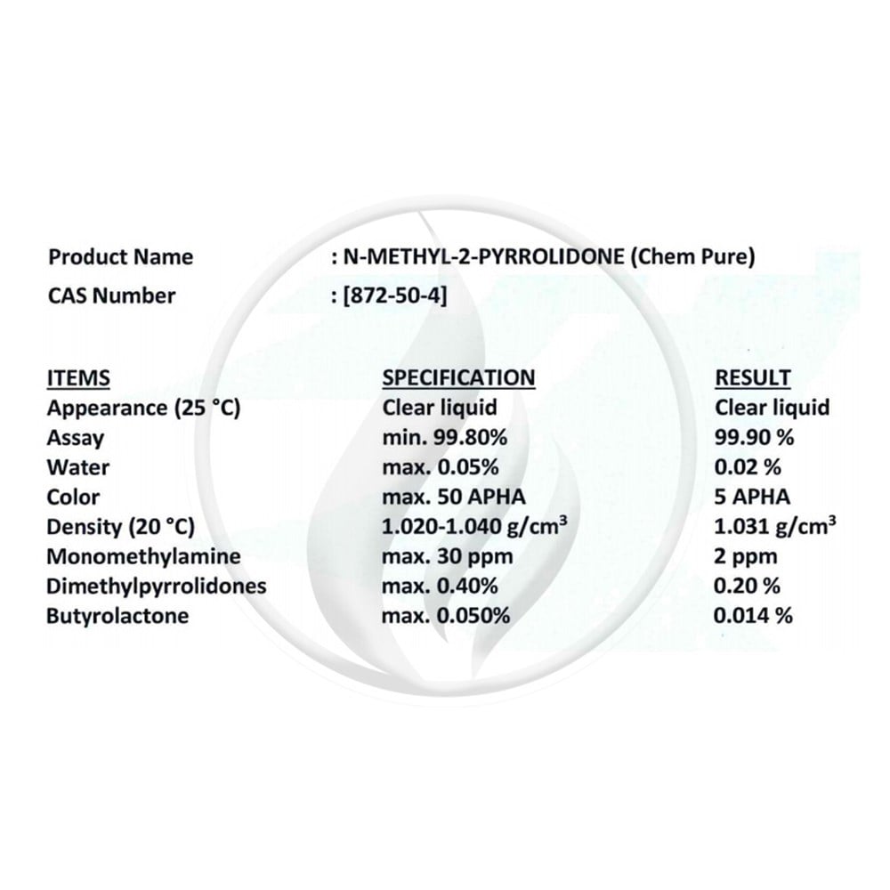 Alev KimyaMetil Pirolidon (N-Methyl Pyrrolidone) - Chem Pure [872-50-4] 1 KgAKMPL