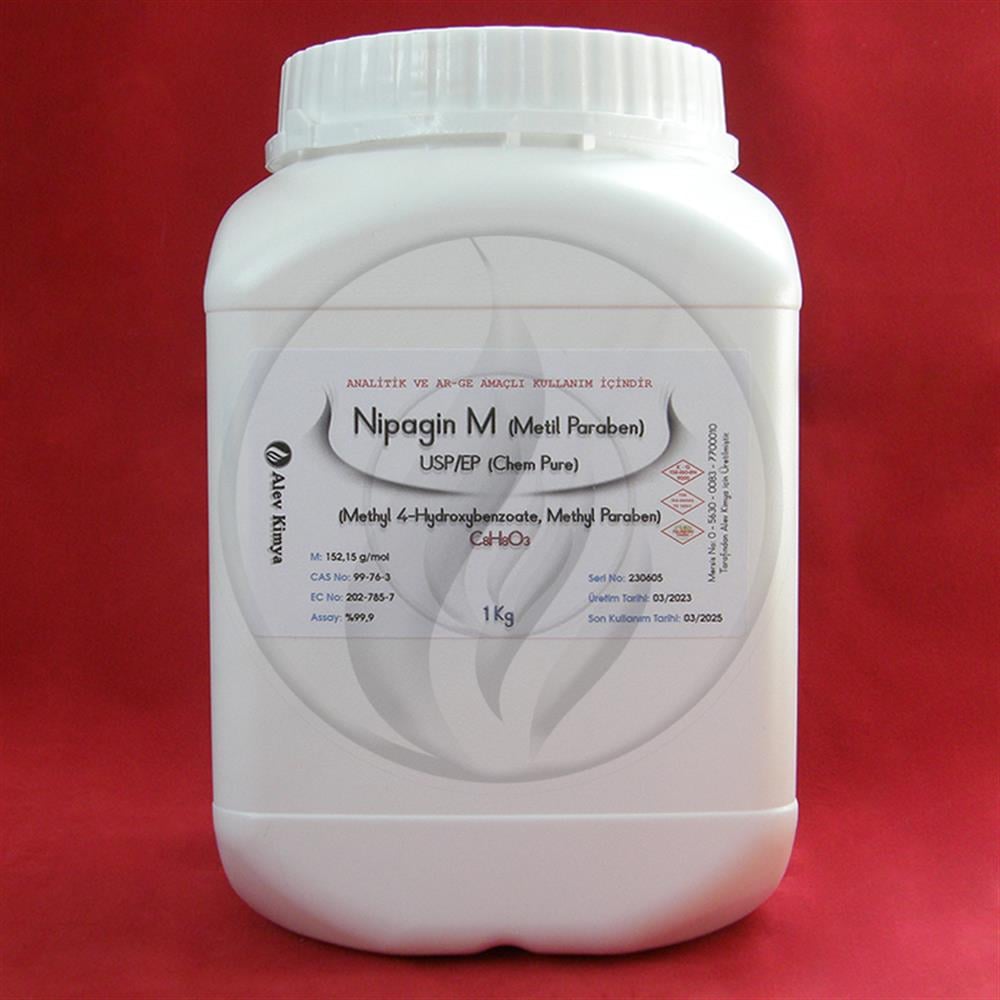 Alev KimyaNipagin M (Methyl 4-Hydroxybenzoate) USP/EP [99-76-3]AKNGM