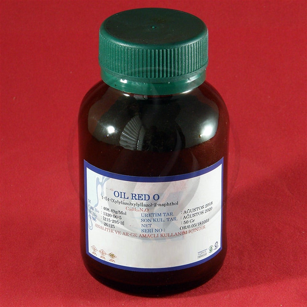 Alev KimyaOil Red O (CI 26125) – Ultra Saf - 50 Gr İndikatörAKIOR