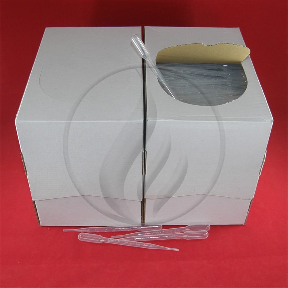 LP ItalianaPastör Pipeti, Hacim 3 ml, Uzunluk 150 mm, Taksimatlı, 26 damla/ml - 1 Pakette 500 AdetAKPstr3-
