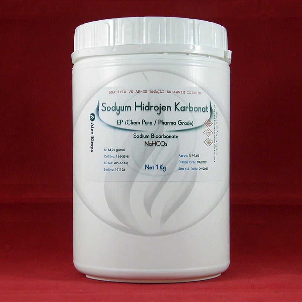 Alev KimyaSodyum Hidrojen Karbonat (Sodyum Bikarbonat ) EP- Pharma Grade [144-55-8]AKSHKPG