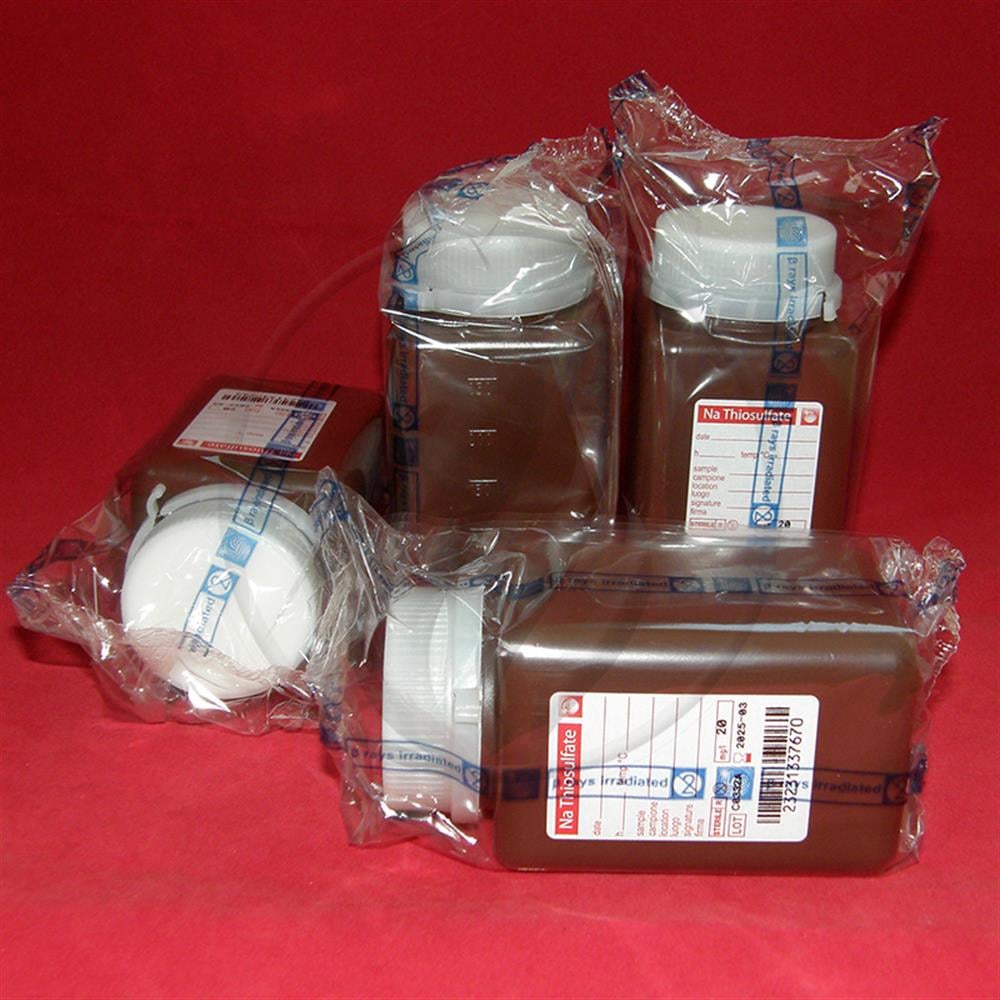LP ItalianaSu Numune Şişesi, PP Amber, 250 ml, Sodyum Tiyosülfat'lı, Tek Tek PoşetliAK848