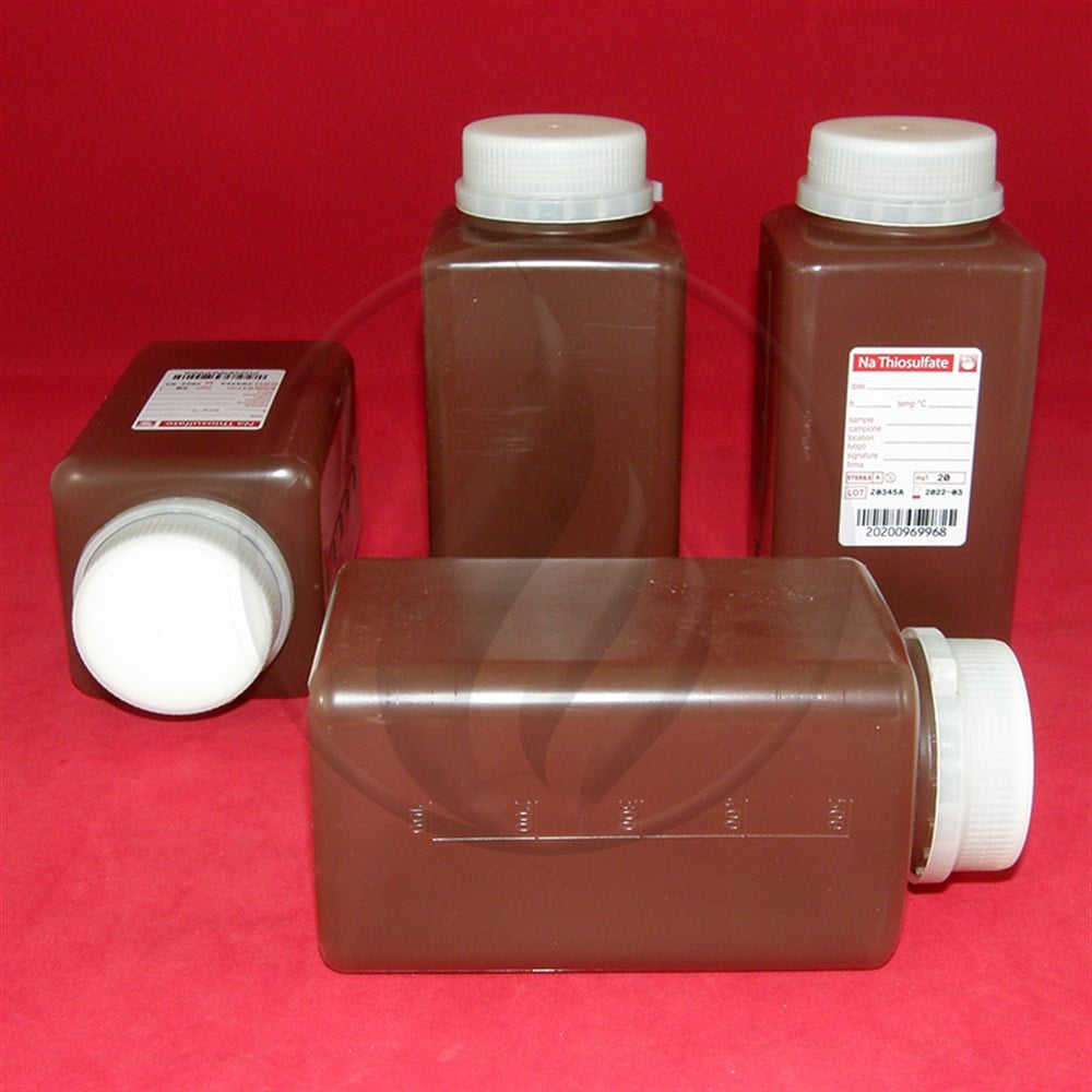 LP ItalianaSu Numune Şişesi, PP Amber, 500 ml, Sodyum Tiyosülfat'lıAK648
