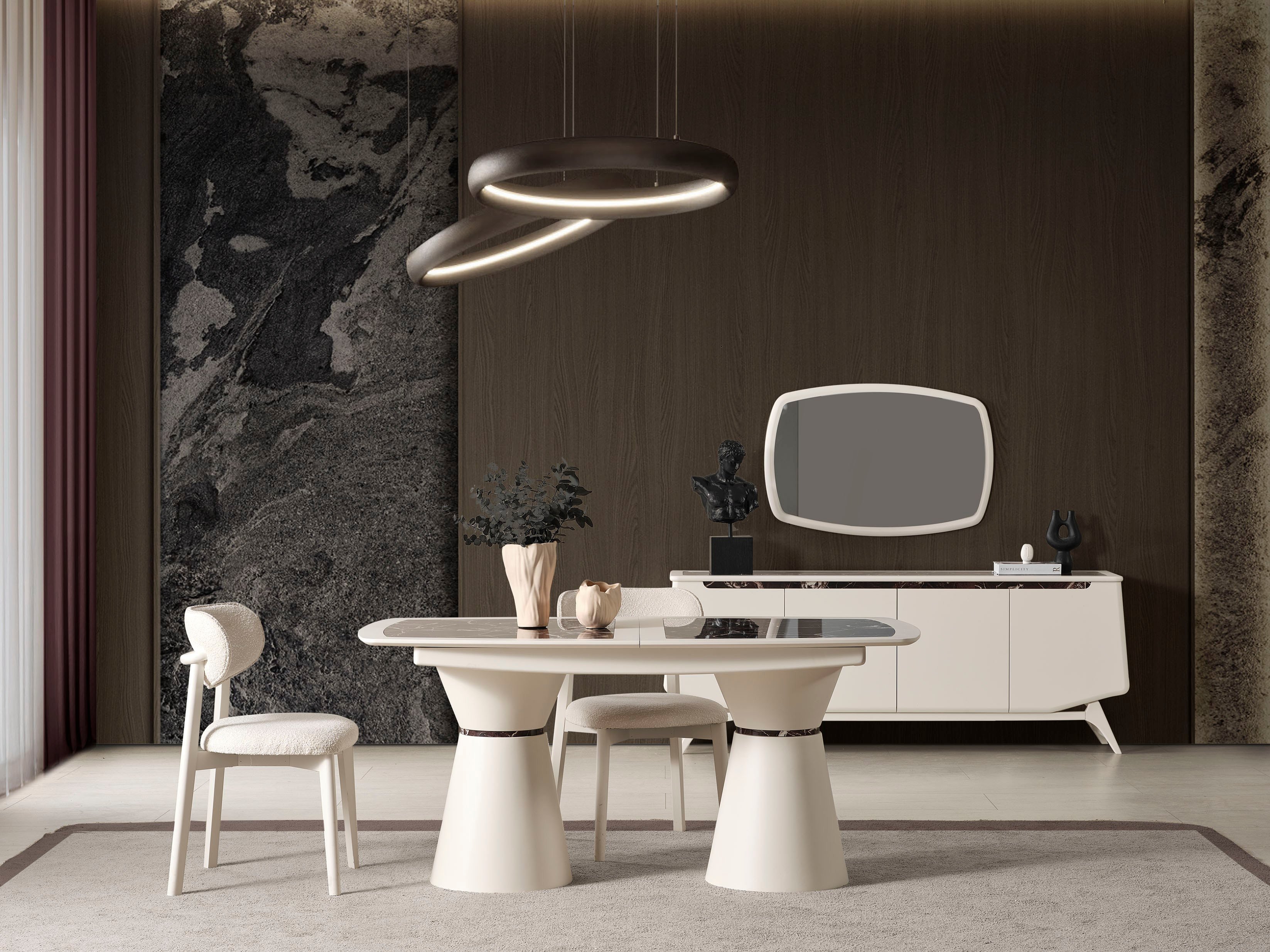 Balat Yemek Odası Takımı (%100 MDF)