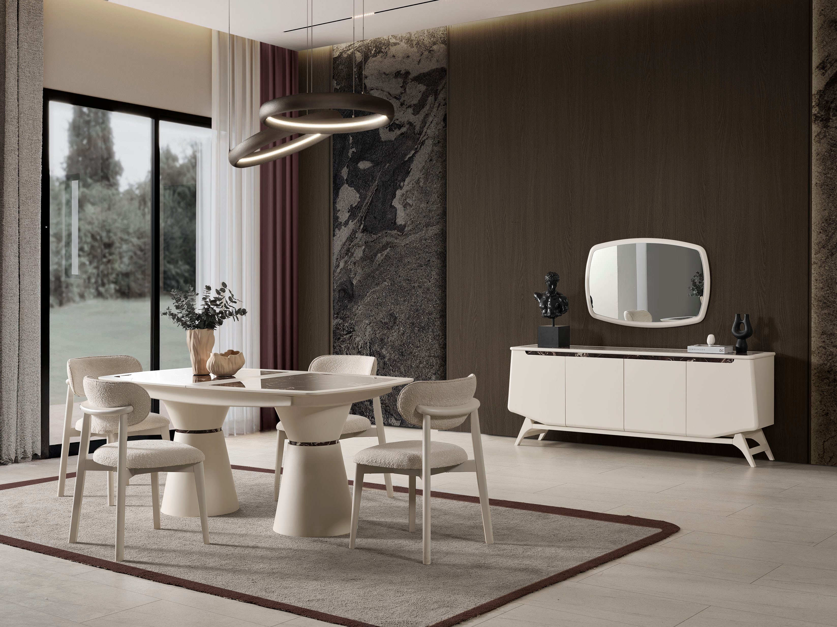 Balat Yemek Odası Takımı (%100 MDF)