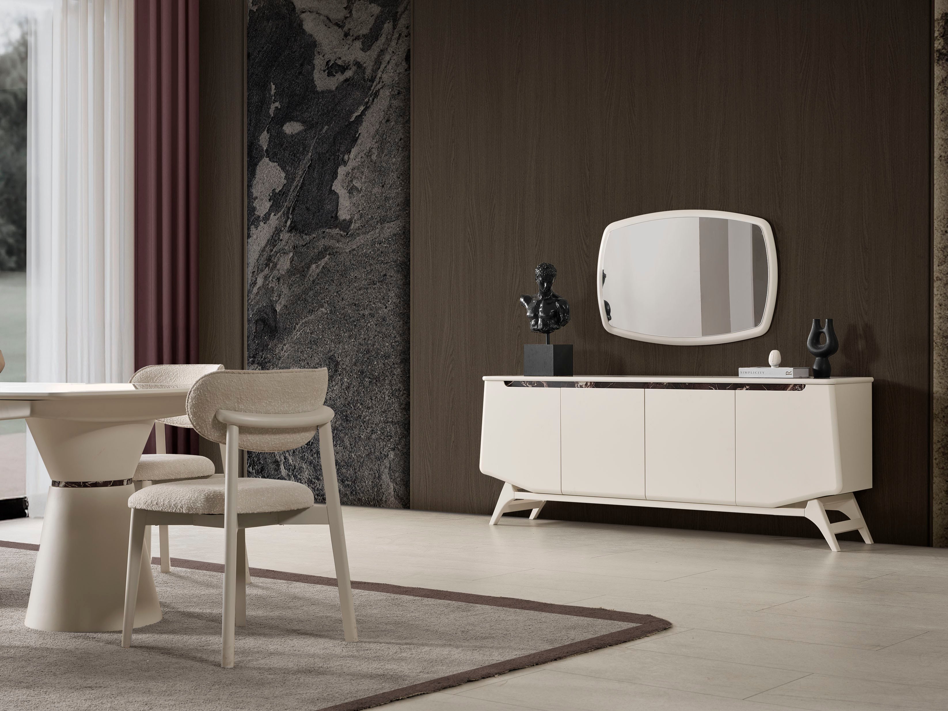 Balat Yemek Odası Takımı (%100 MDF)
