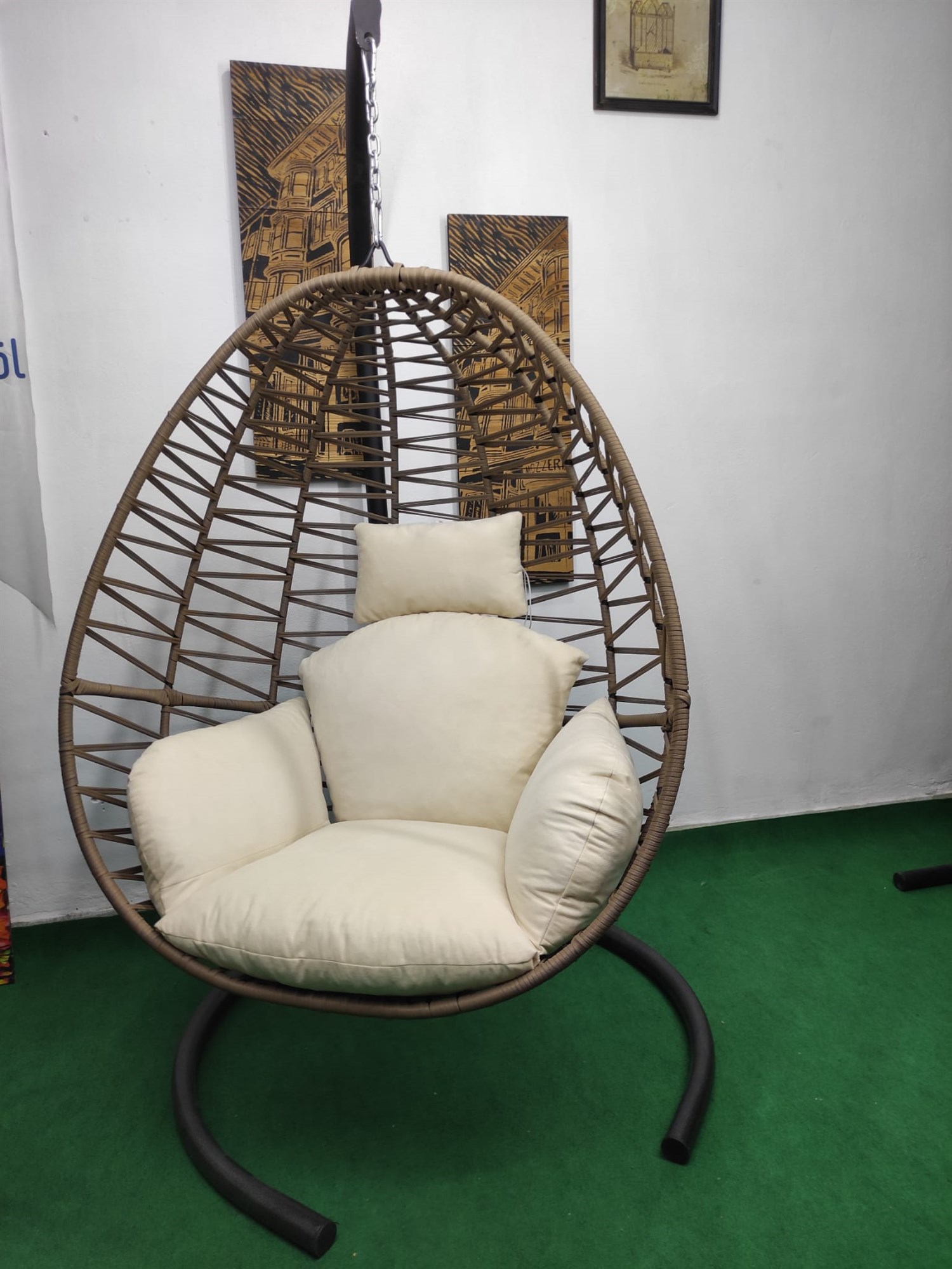 Bodrum Makrome Hamak Kahverengi