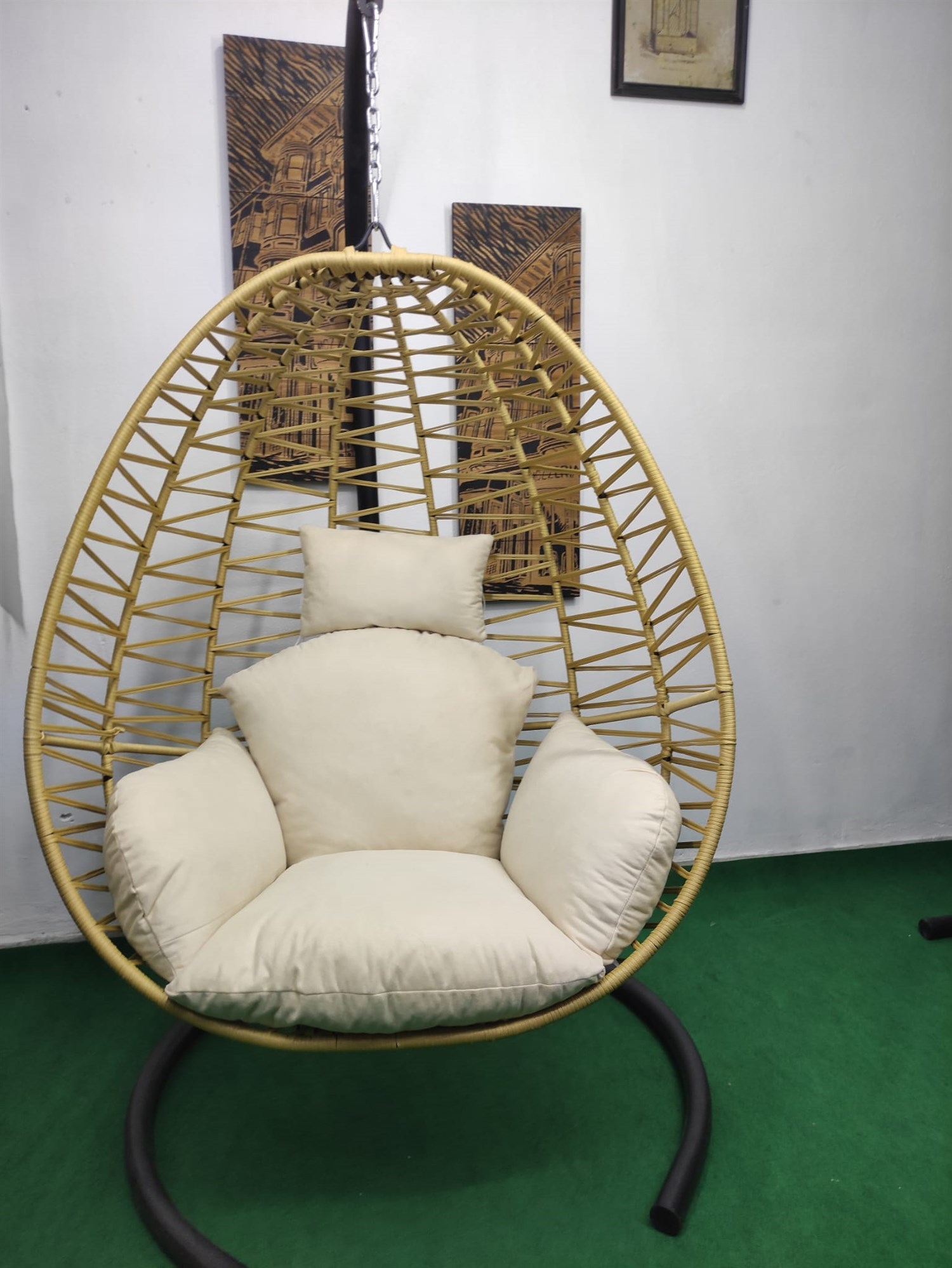 Bodrum Makrome Hamak Sarı