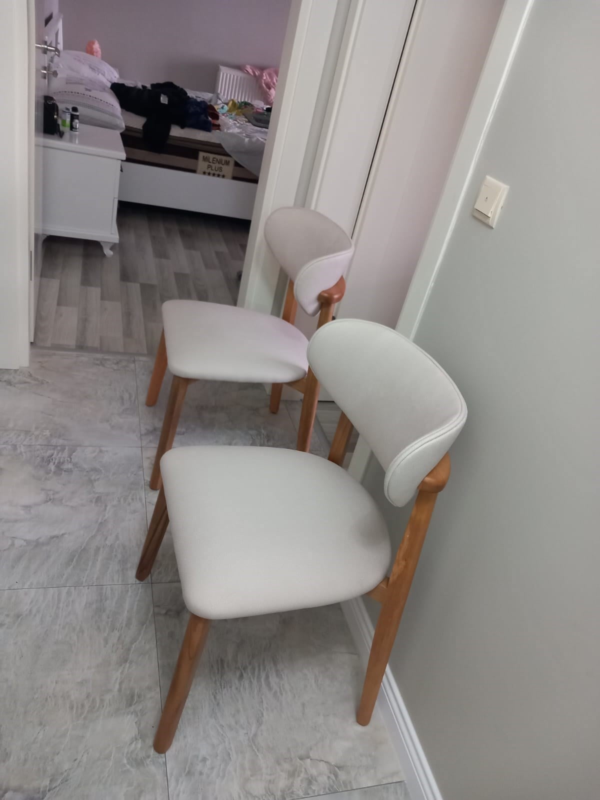 Bohem Beyaz Sandalye  Teslimatı